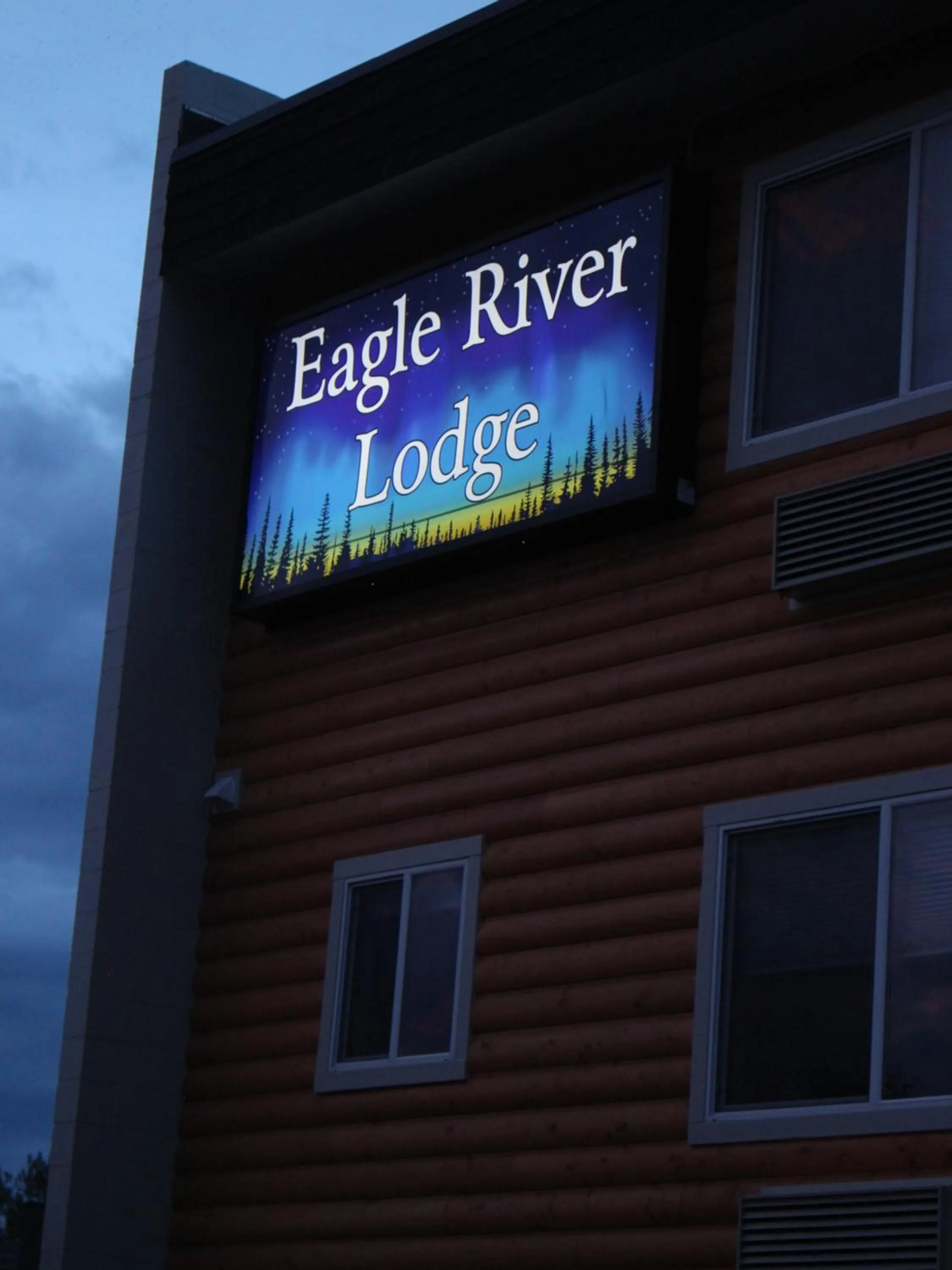 Property logo or sign in Eagle River Lodge