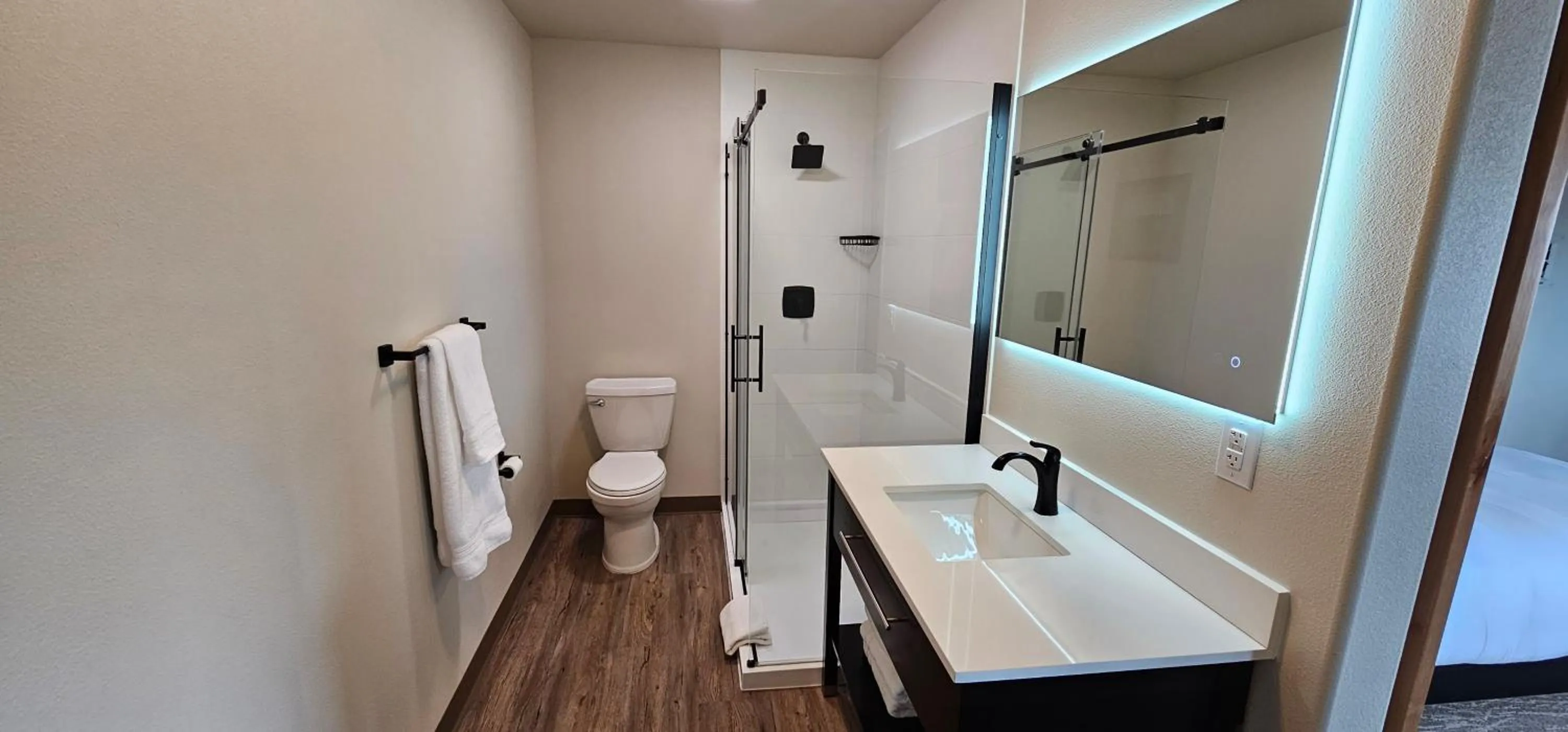 Shower in Eagle River Lodge