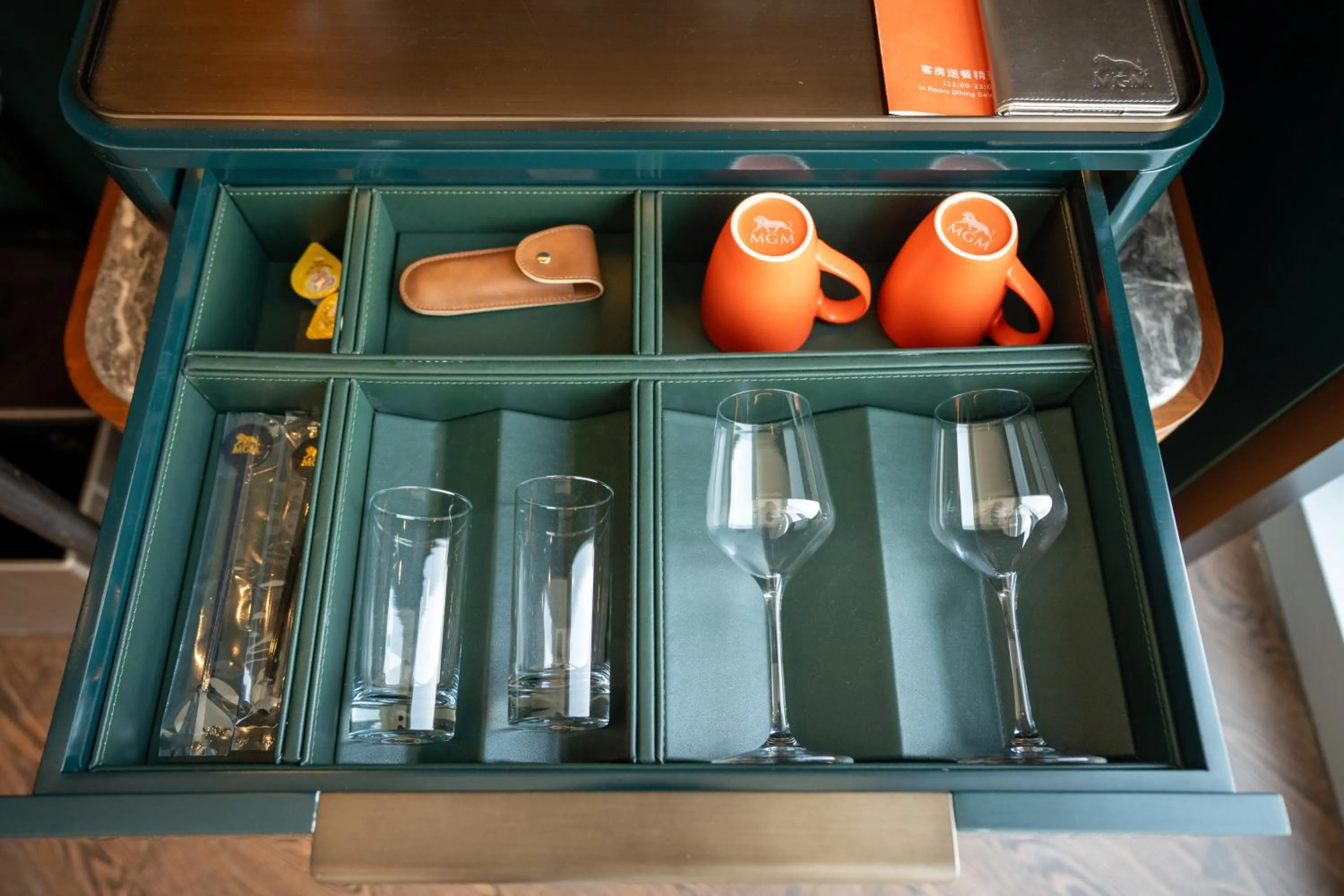 minibar in MGM Qingdao