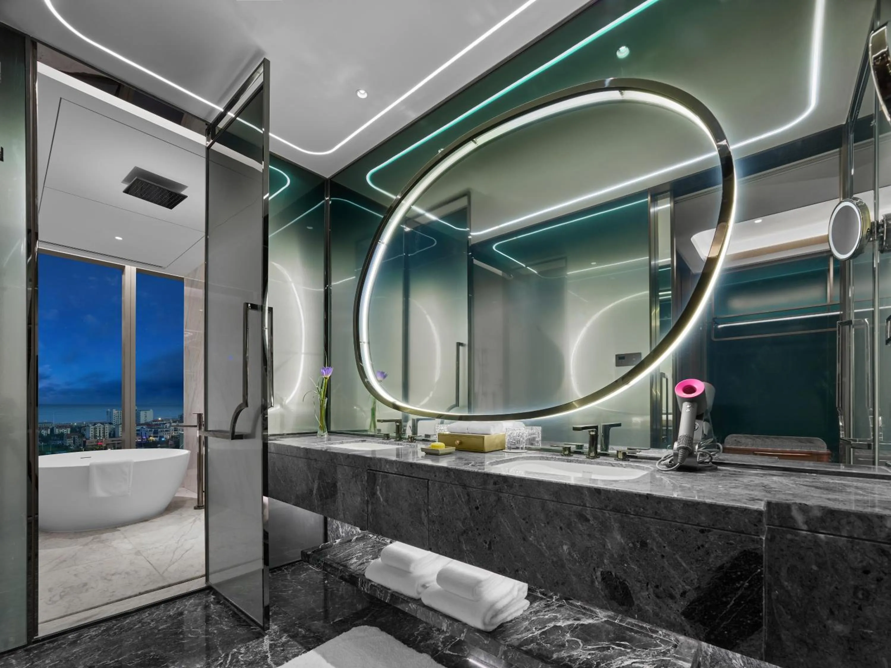 Bathroom in MGM Qingdao