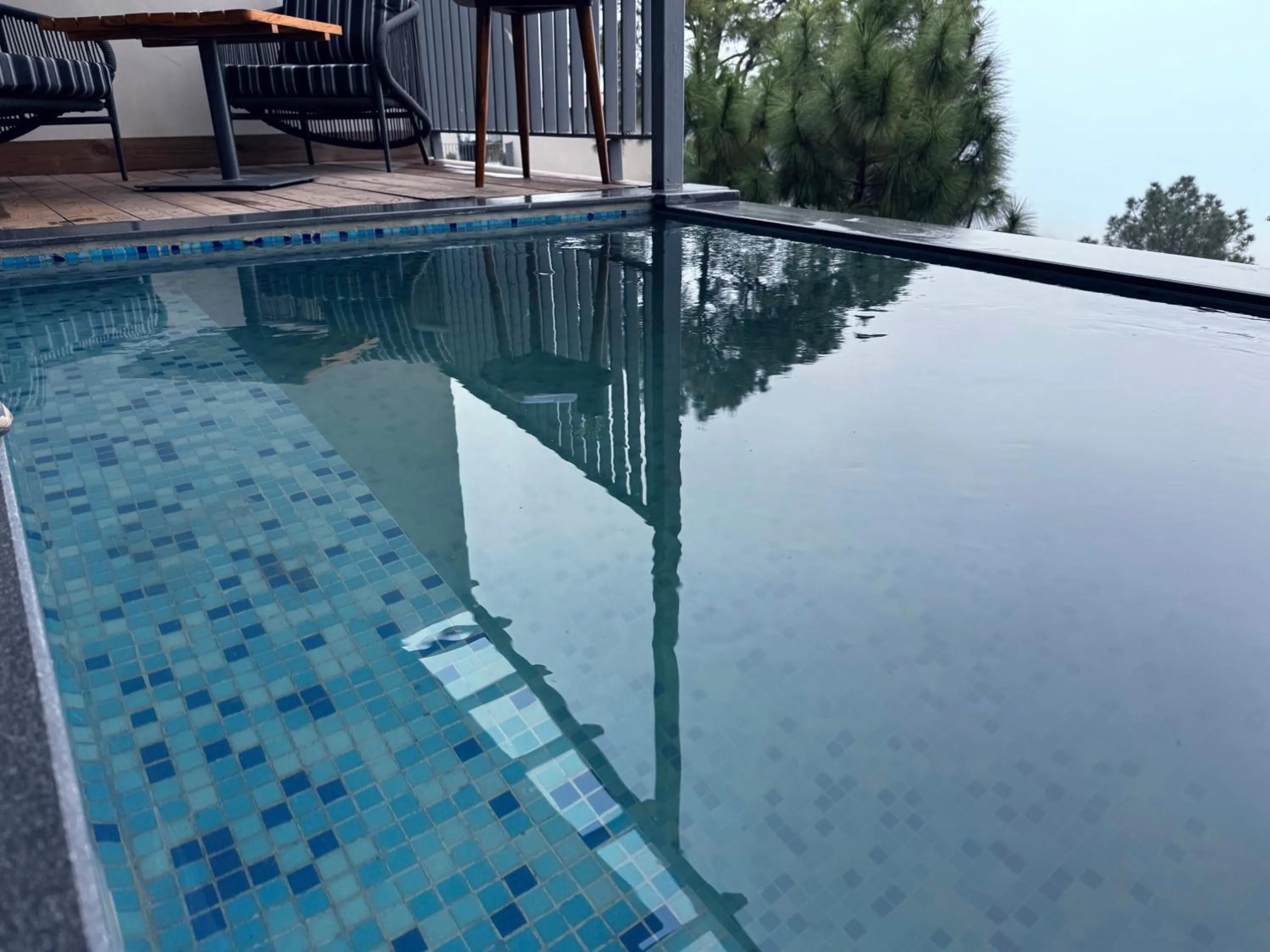 Pool view in OREN Kasauli