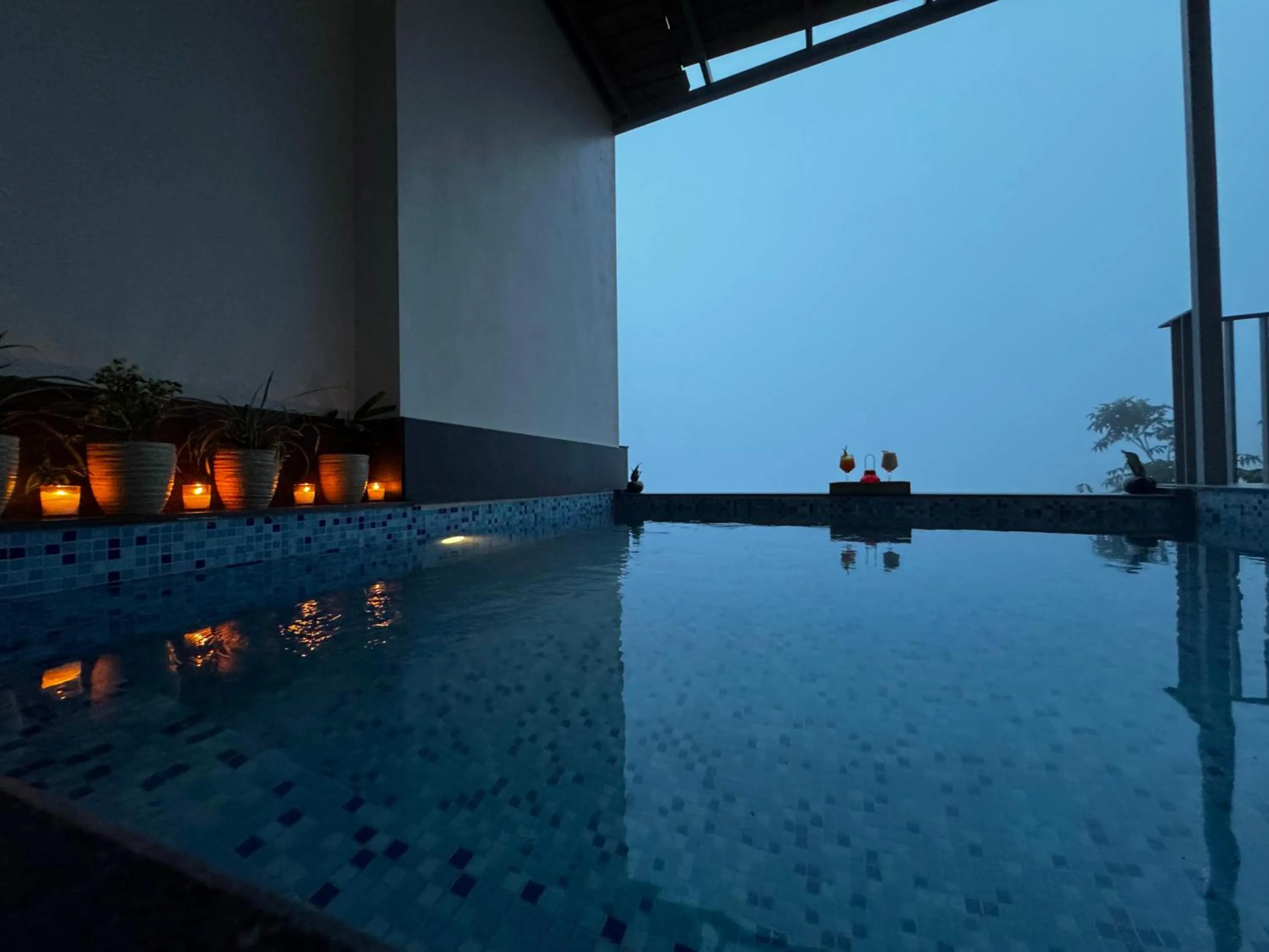 Pool view in OREN Kasauli