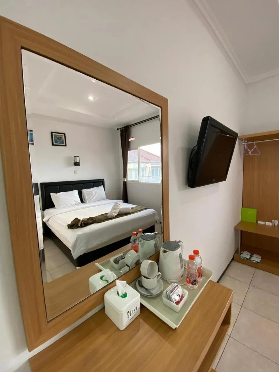 Coffee/tea facilities, Bed in In Villa Garden Resort