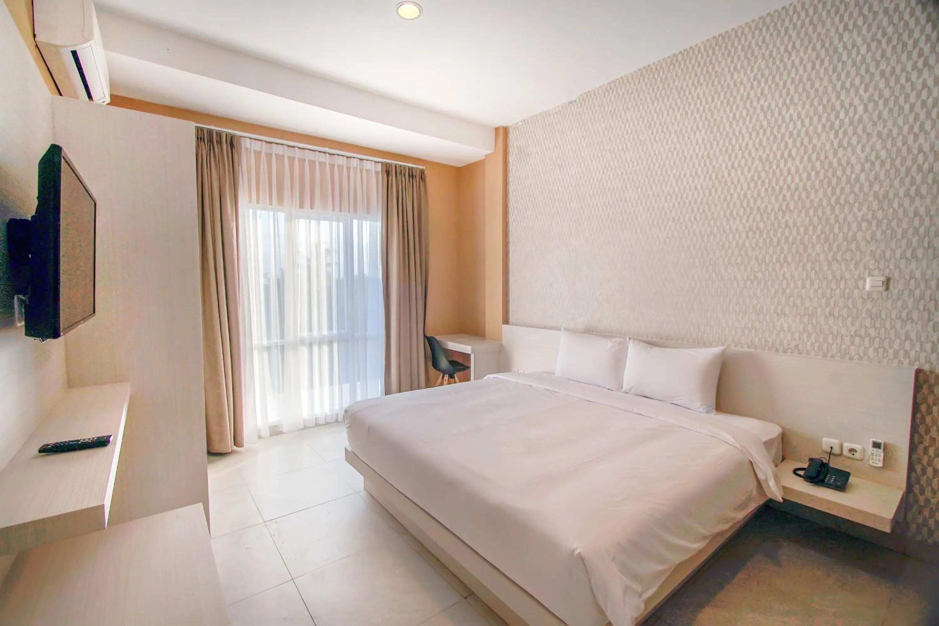Bed in Dafam Resort Belitung