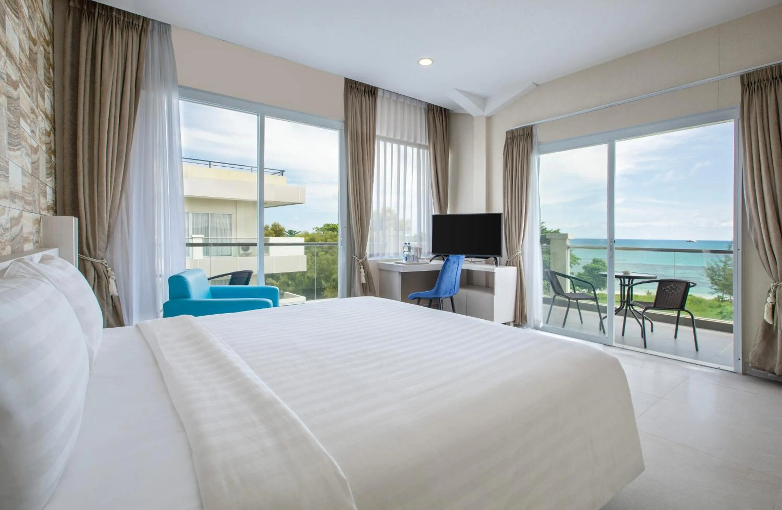 Bed in Dafam Resort Belitung