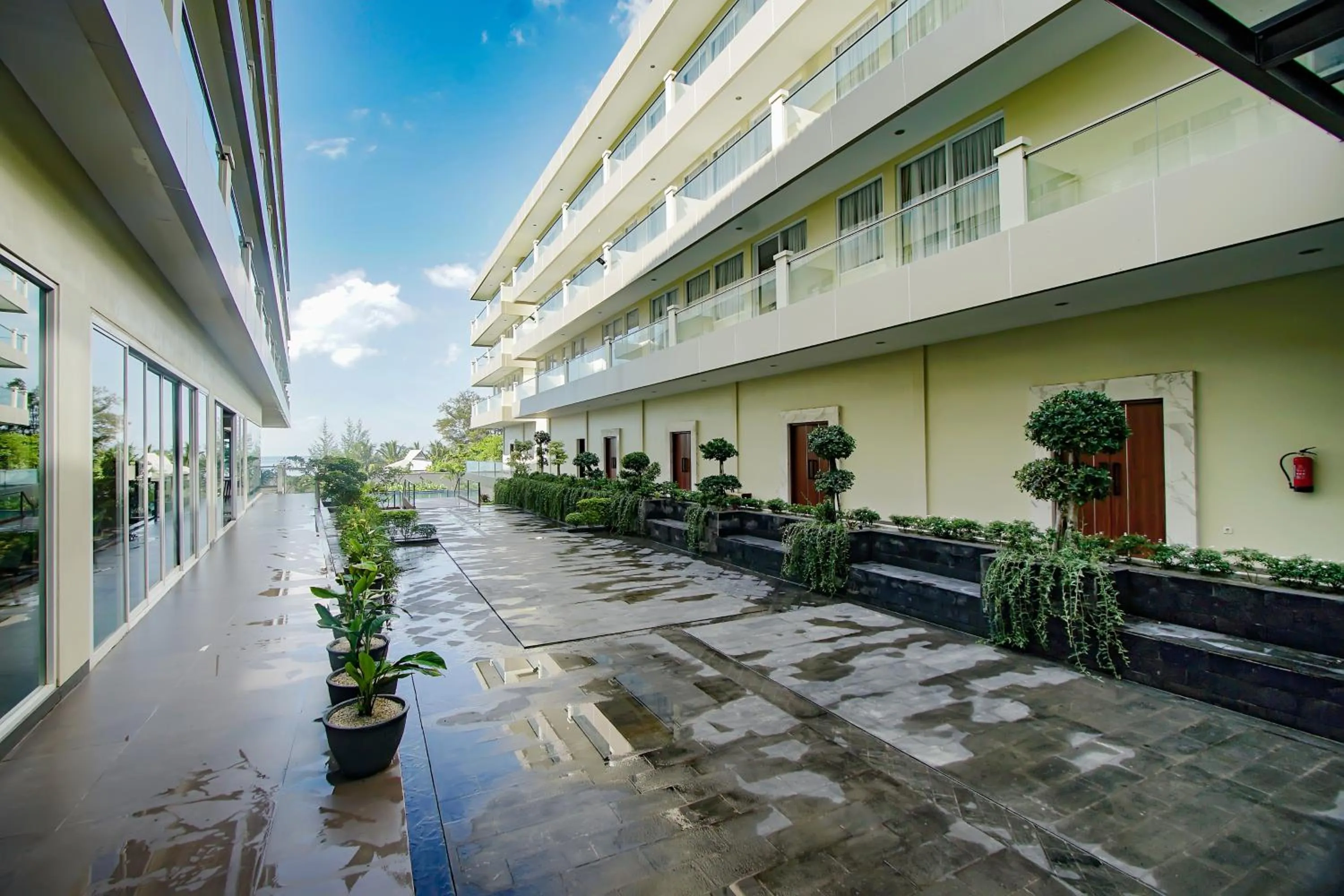 Garden in Dafam Resort Belitung