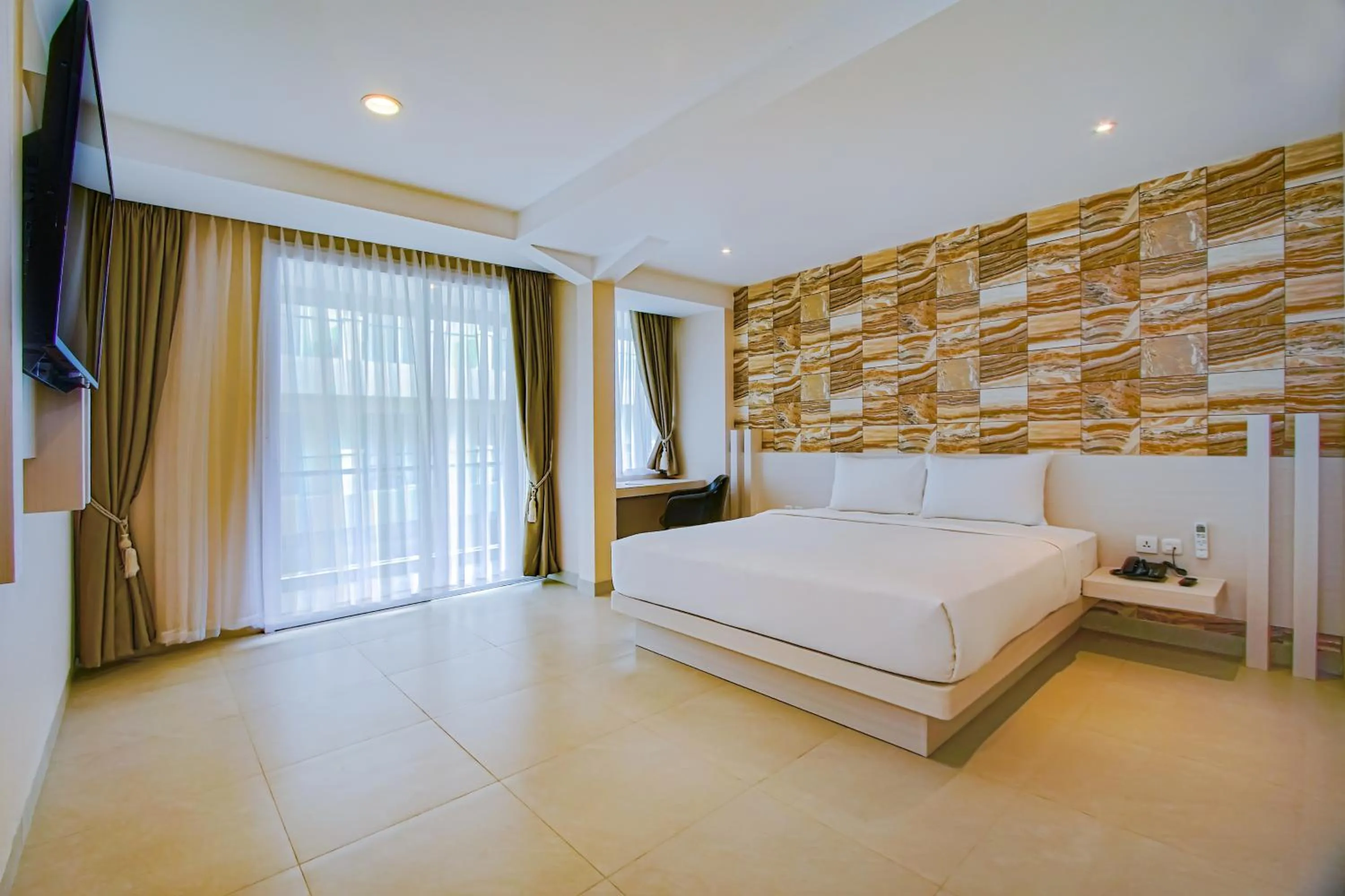Bed in Dafam Resort Belitung