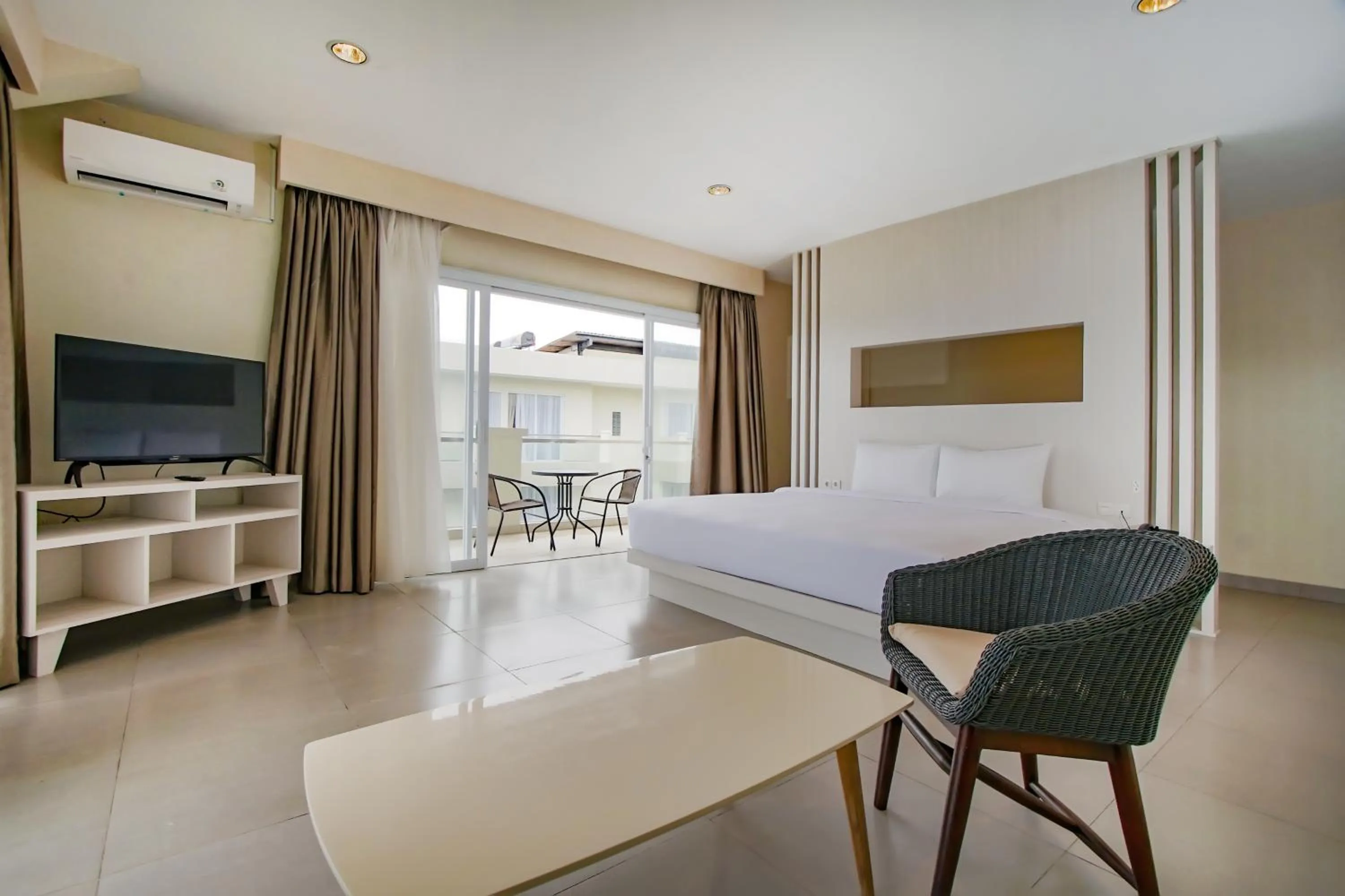Bed in Dafam Resort Belitung