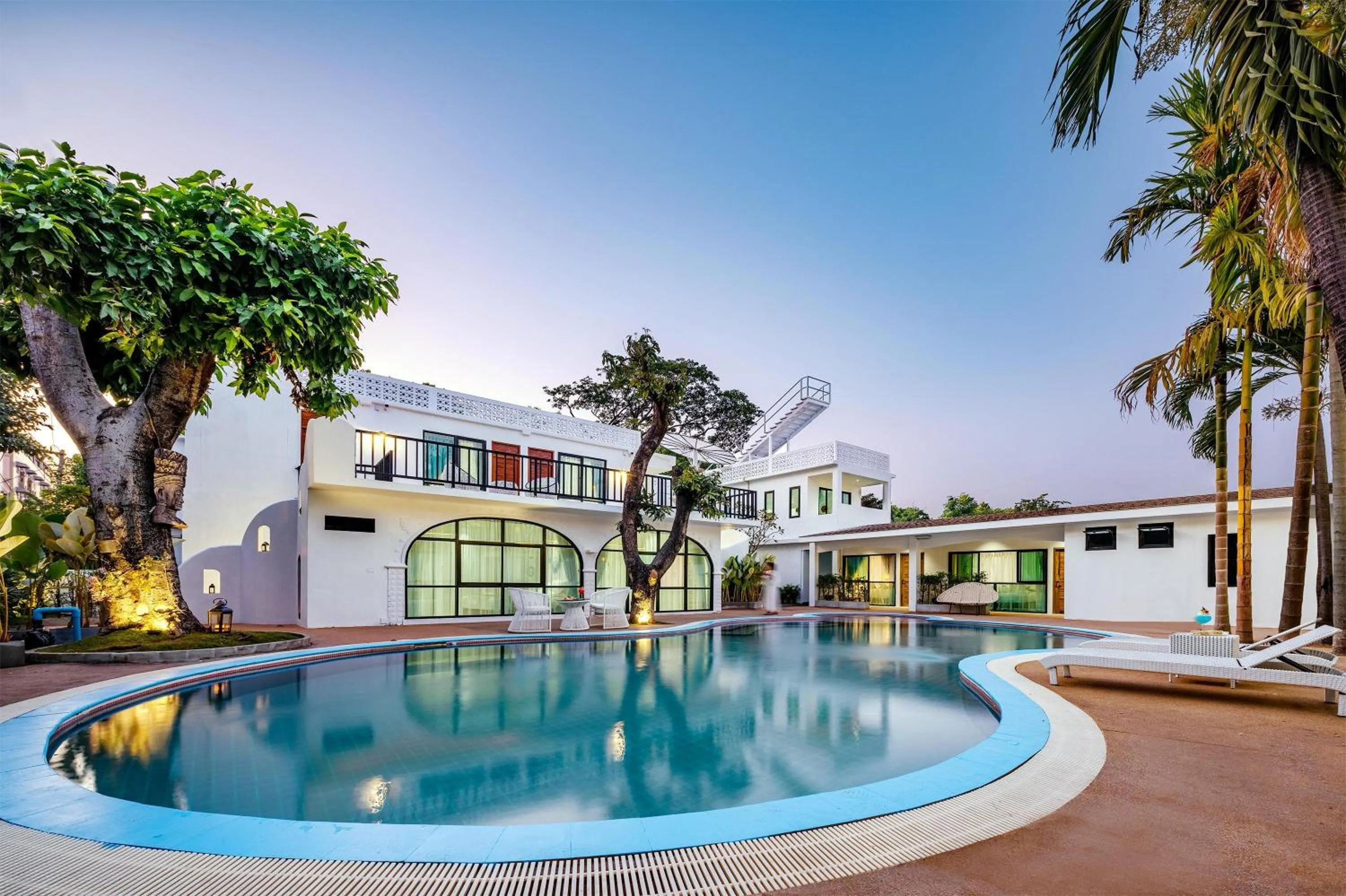 Pool view in 花语岸·度假酒店(H·Flora Hotel)