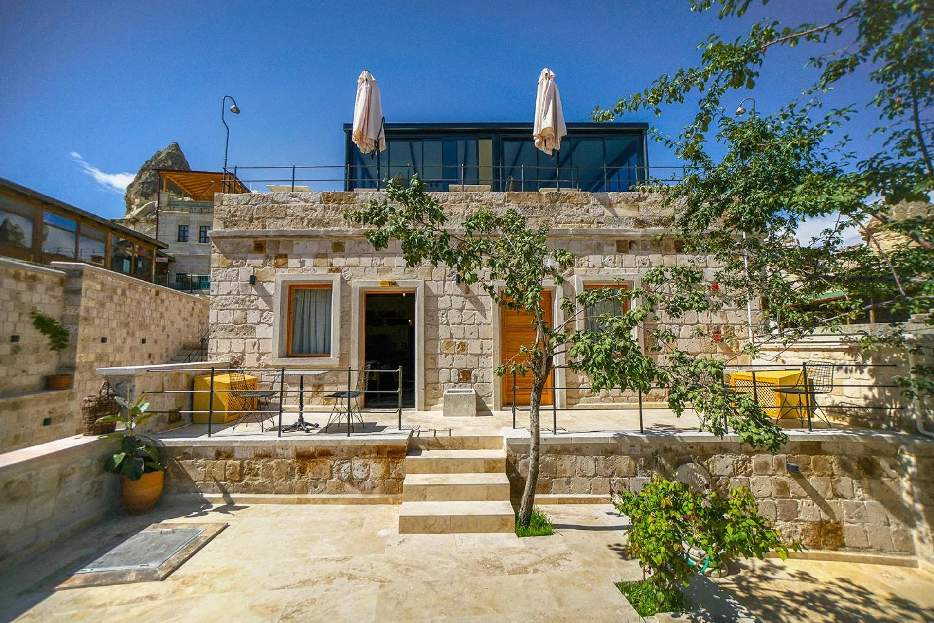Balcony/Terrace in Caverna Hotel Premium Caves