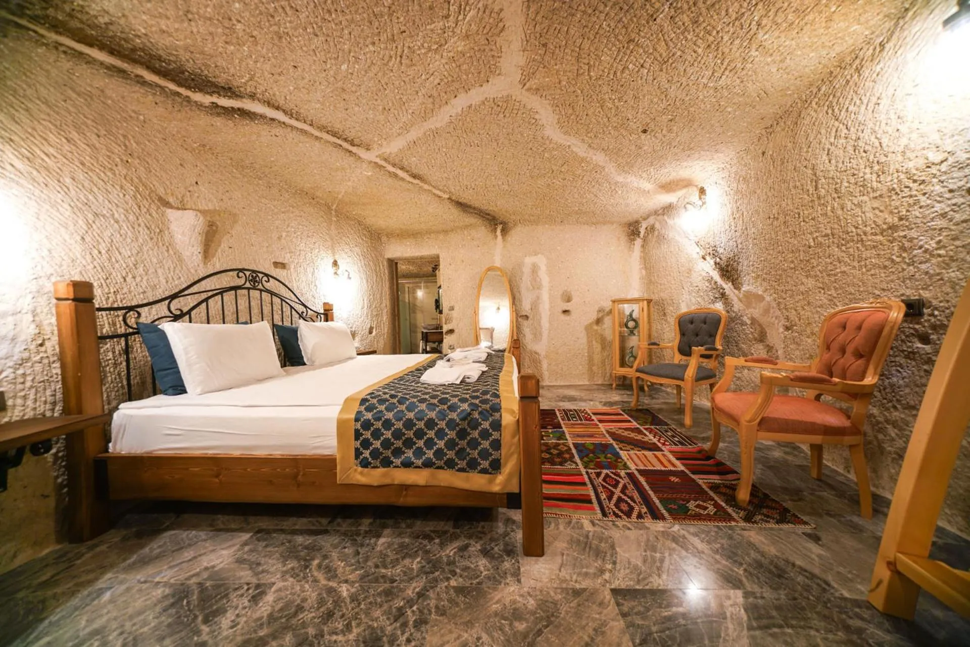 Bedroom, Bed in Caverna Hotel Premium Caves