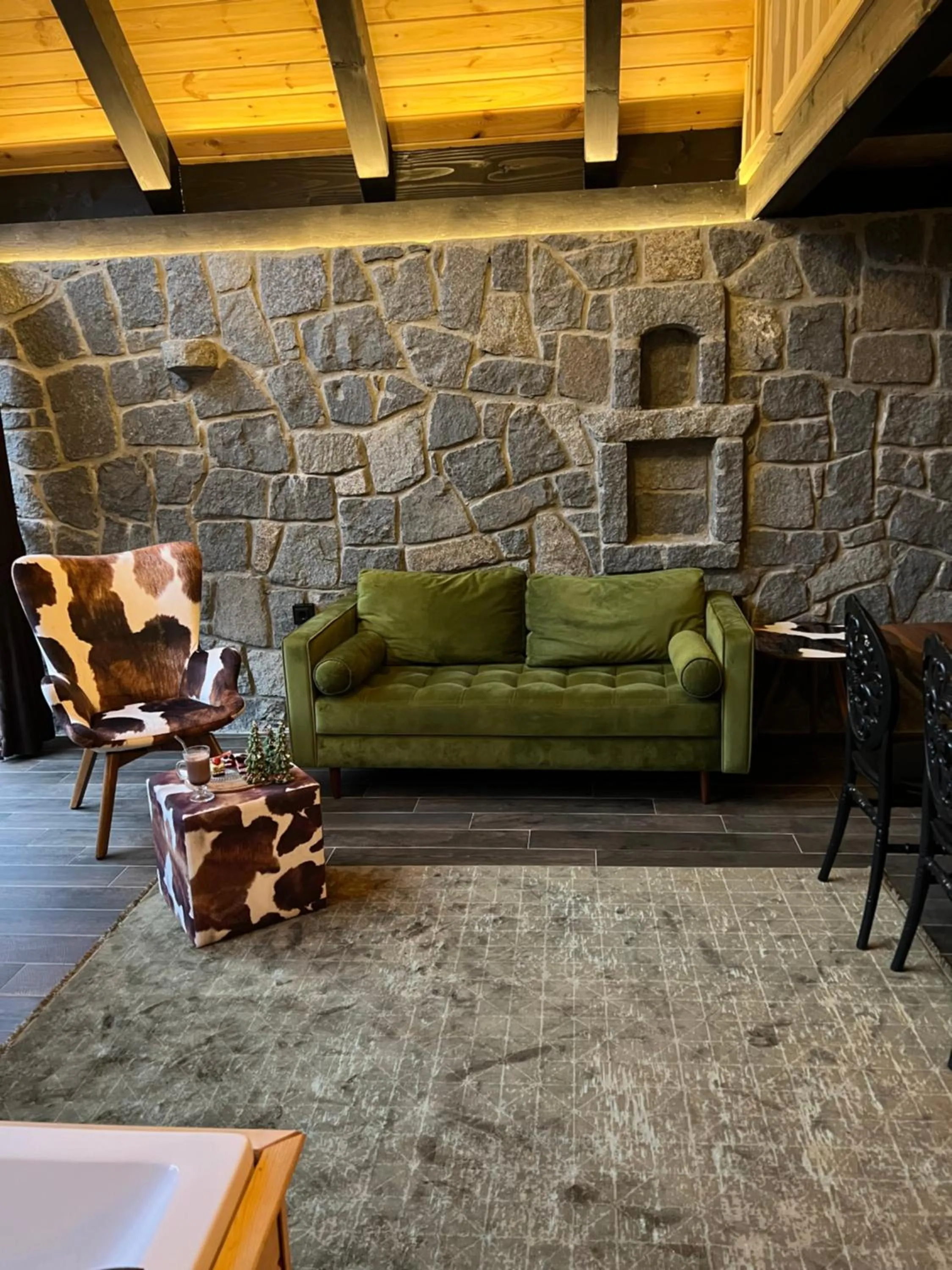 Living room in AYDER VANAK STONE SUİTES