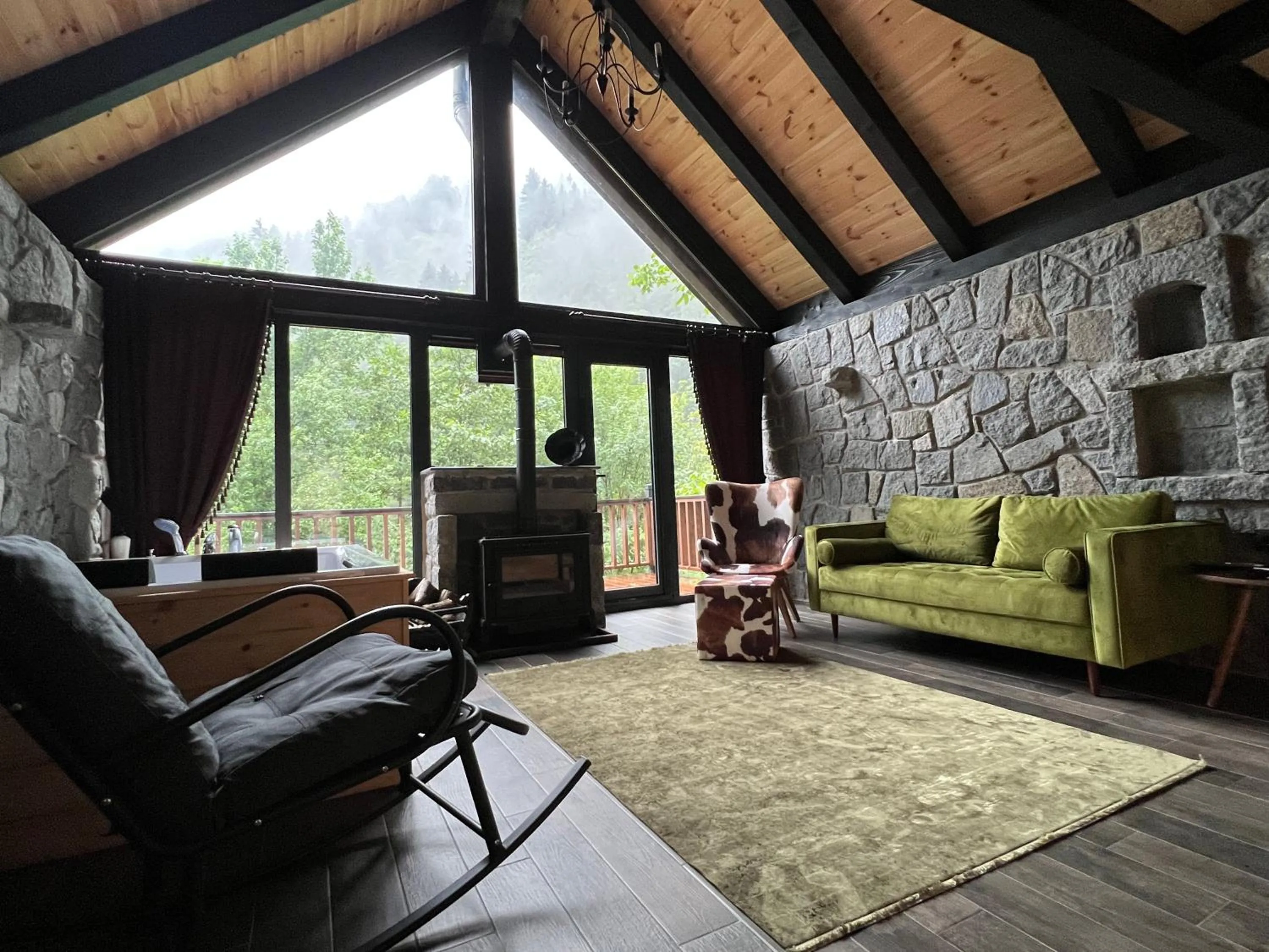 Living room in AYDER VANAK STONE SUİTES