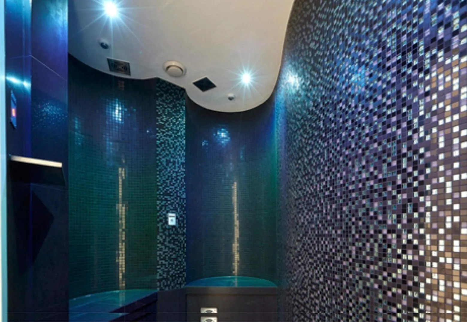 Steam room in Wellnesshotel Sonnenhalde Tonbach