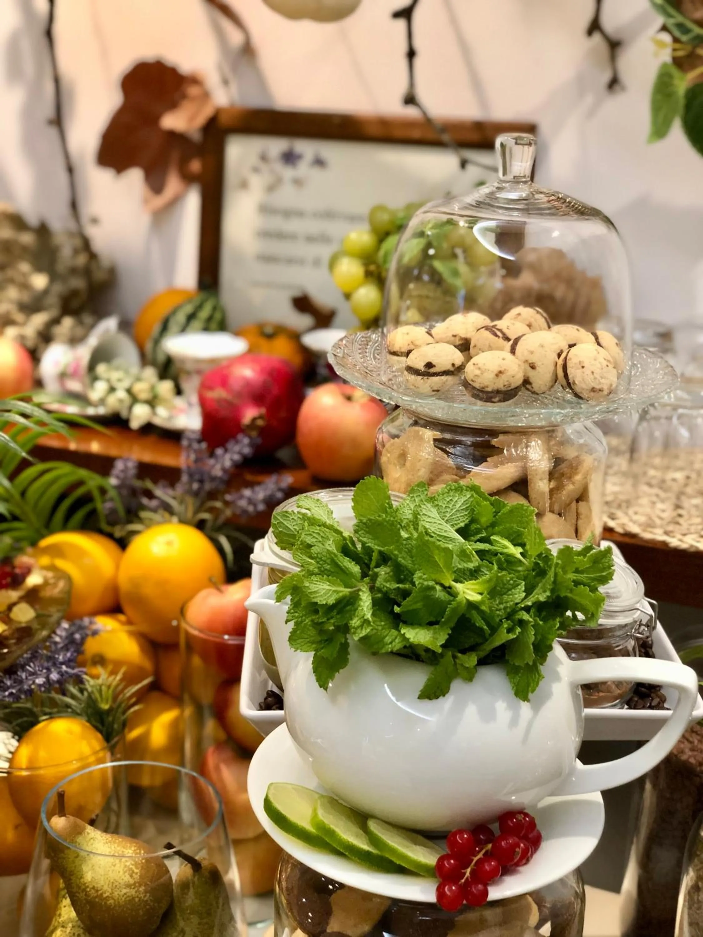 Buffet breakfast in Erbavoglio Hotel