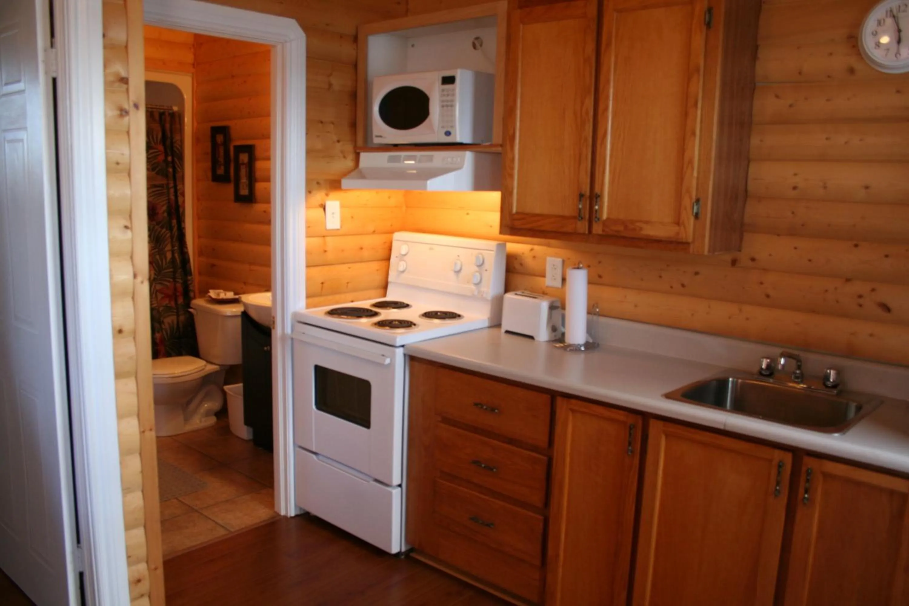 kitchen in Burnt Cape Cabins