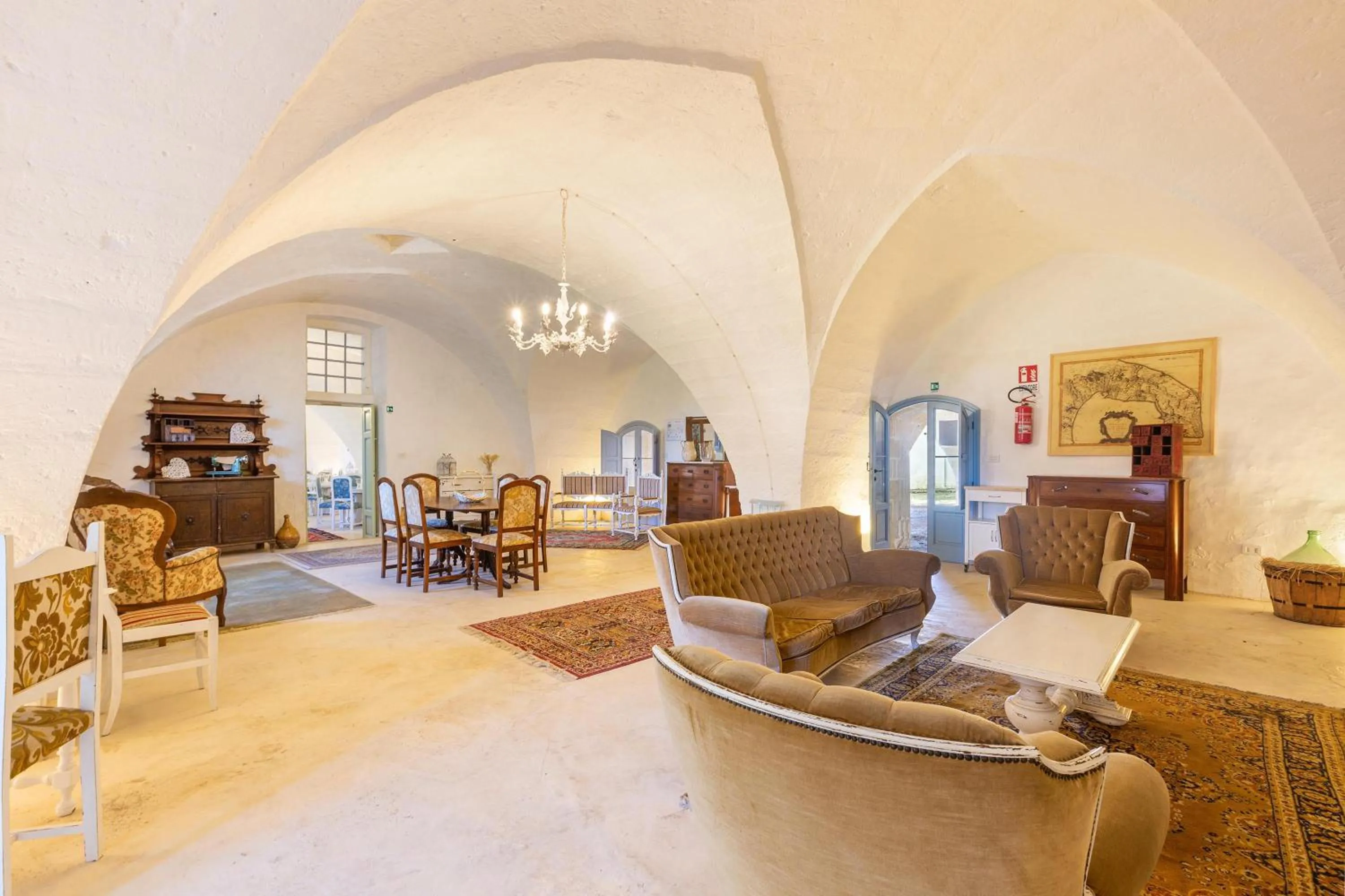 Living room in Masseria Pepe