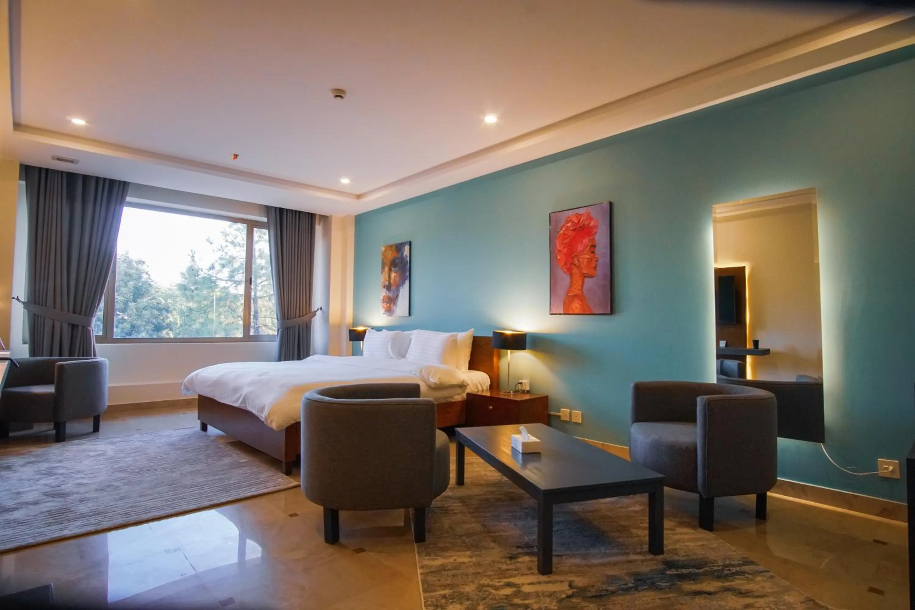 Bedroom, Bed in Roomy Signature Hotel, Islamabad