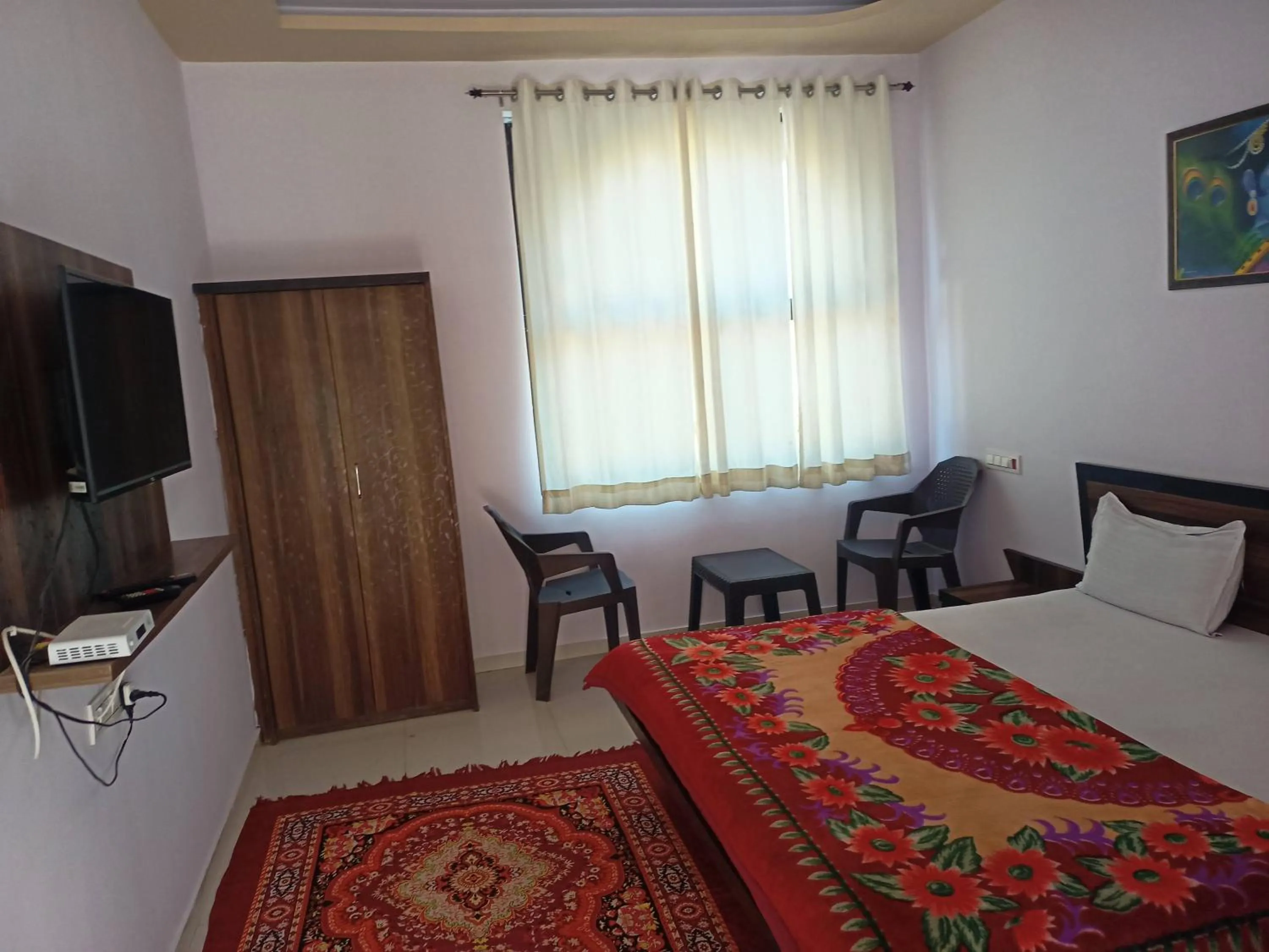 Bed in The Jaigarh Palace Kumbhalgarh