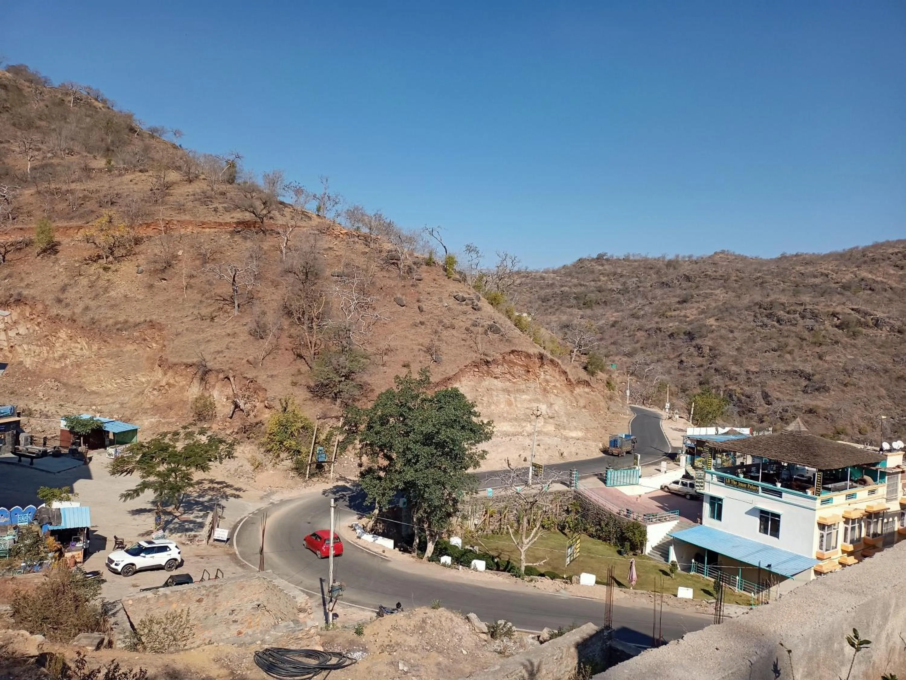 Mountain view in The Jaigarh Palace Kumbhalgarh