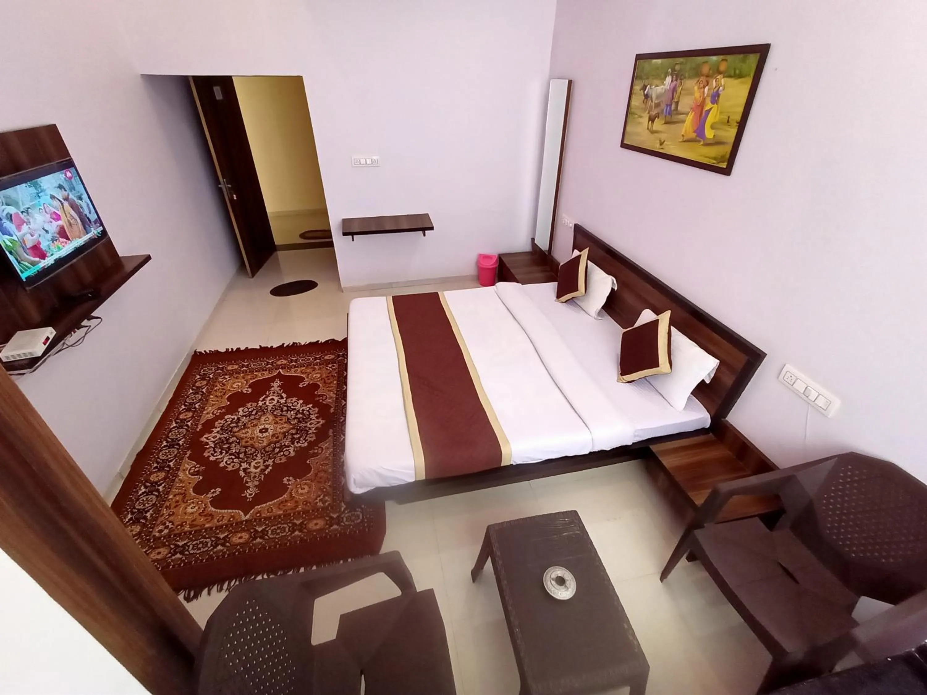 TV and multimedia, Bed in The Jaigarh Palace Kumbhalgarh