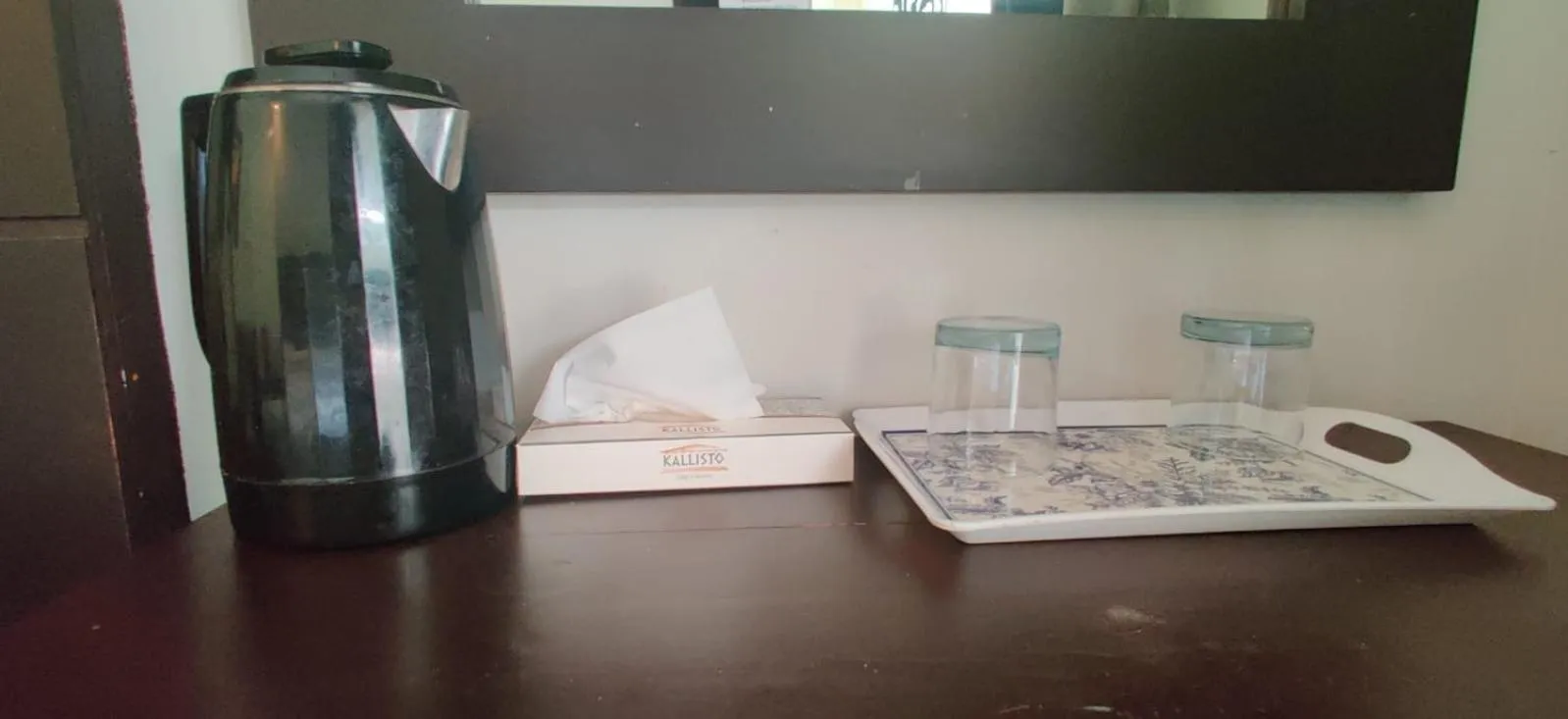 Coffee/tea facilities in Kallisto Hotel