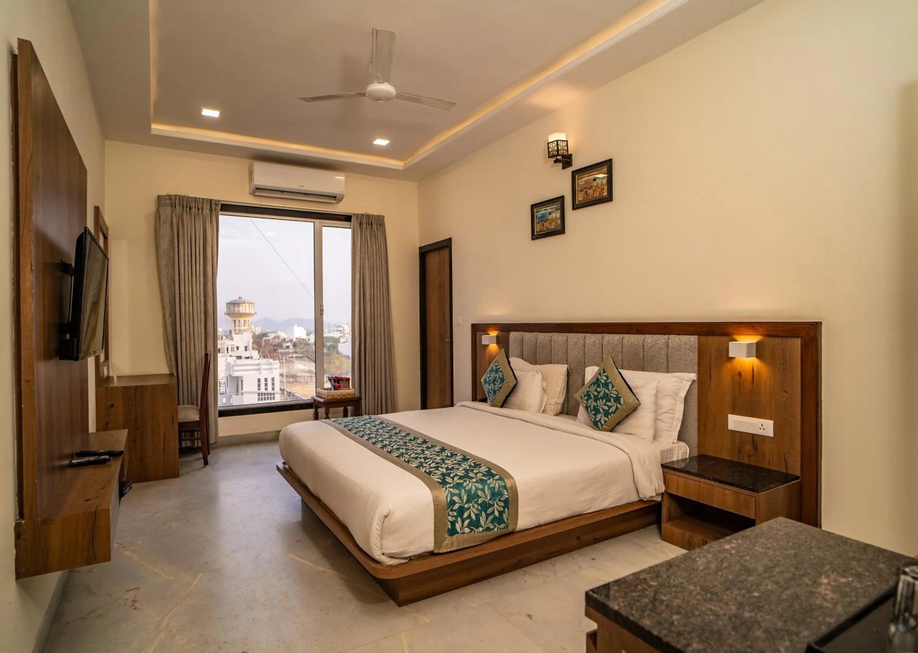 Photo of the whole room, Bed in RABBIT RATNAM -By Udaipur Hotels