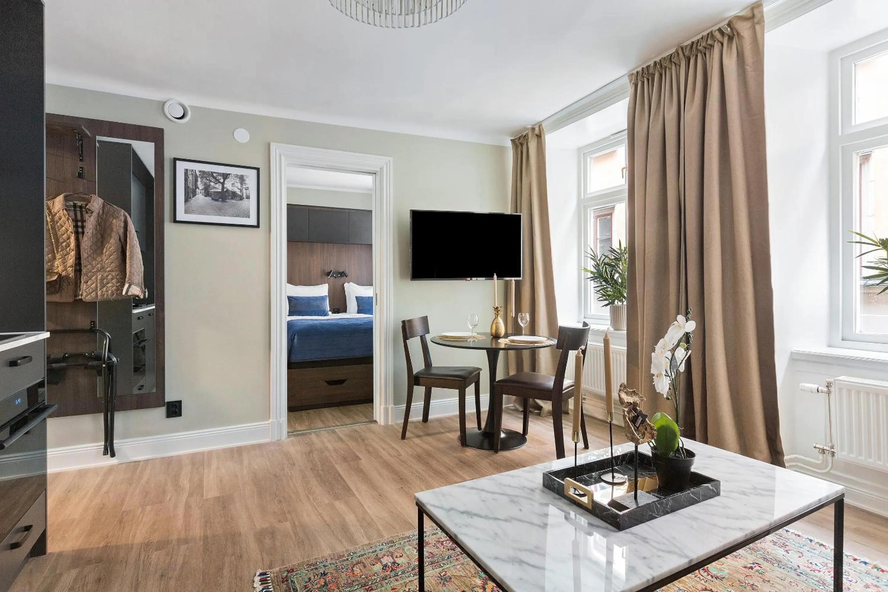 Bed in At Old Town Aparthotel