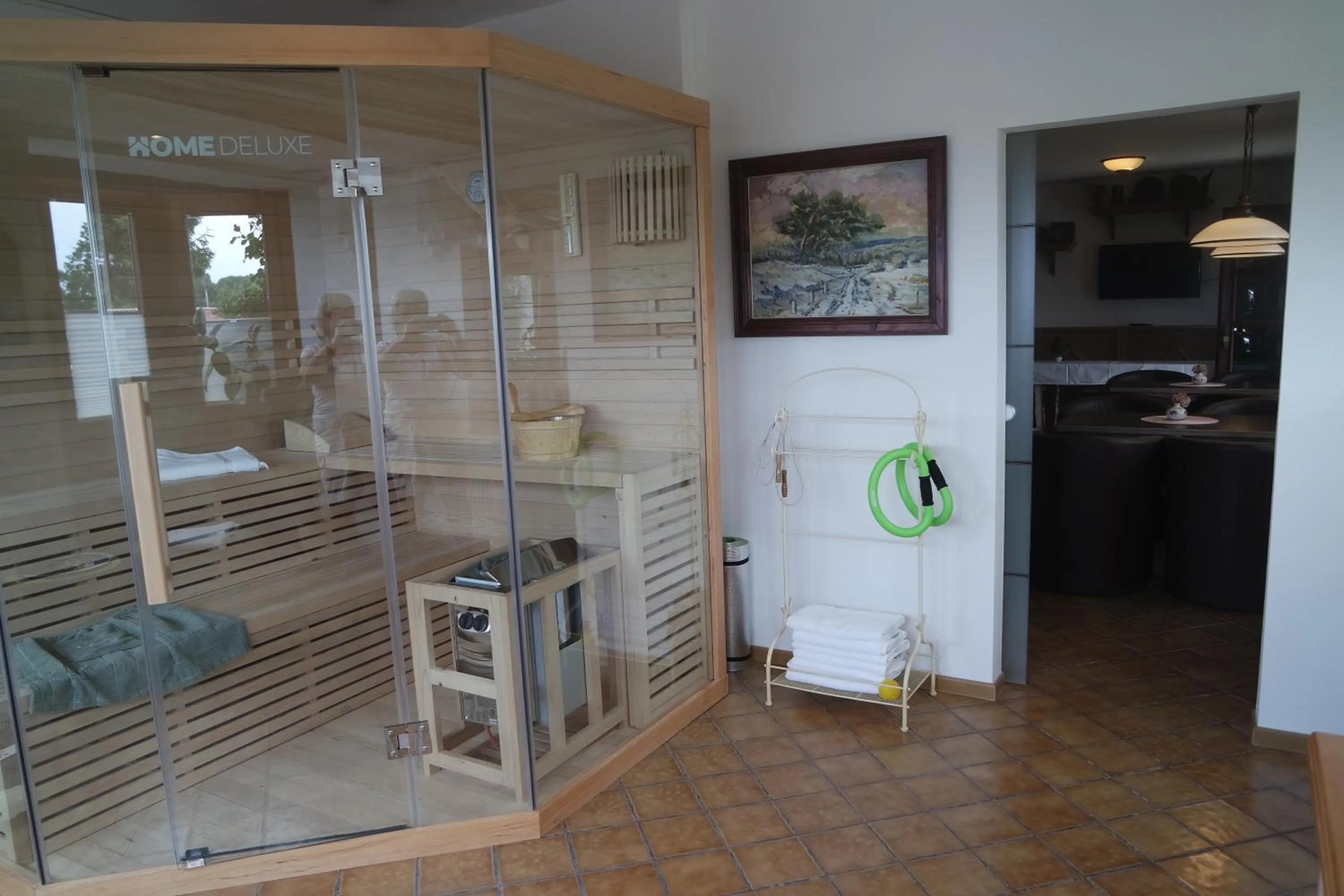 Sauna in Aparthotel Schafshorn