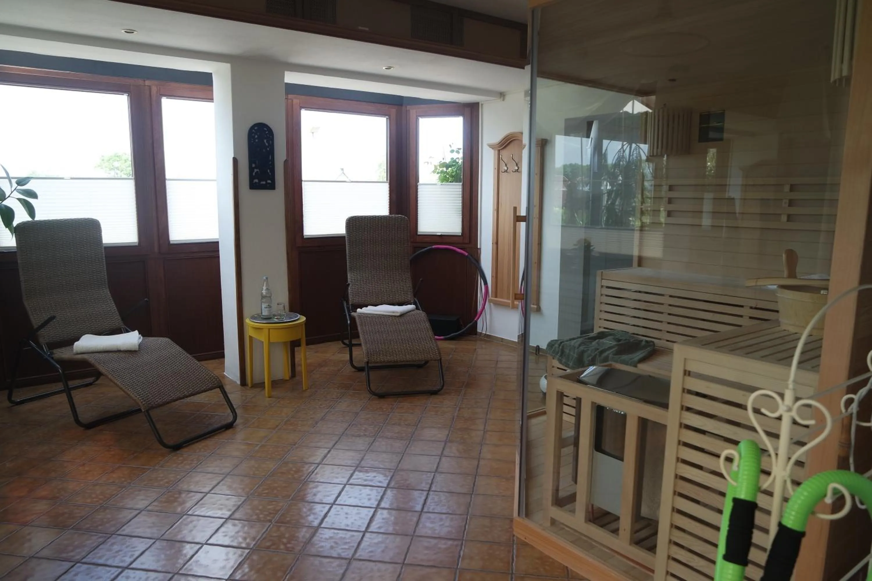 Sauna in Aparthotel Schafshorn