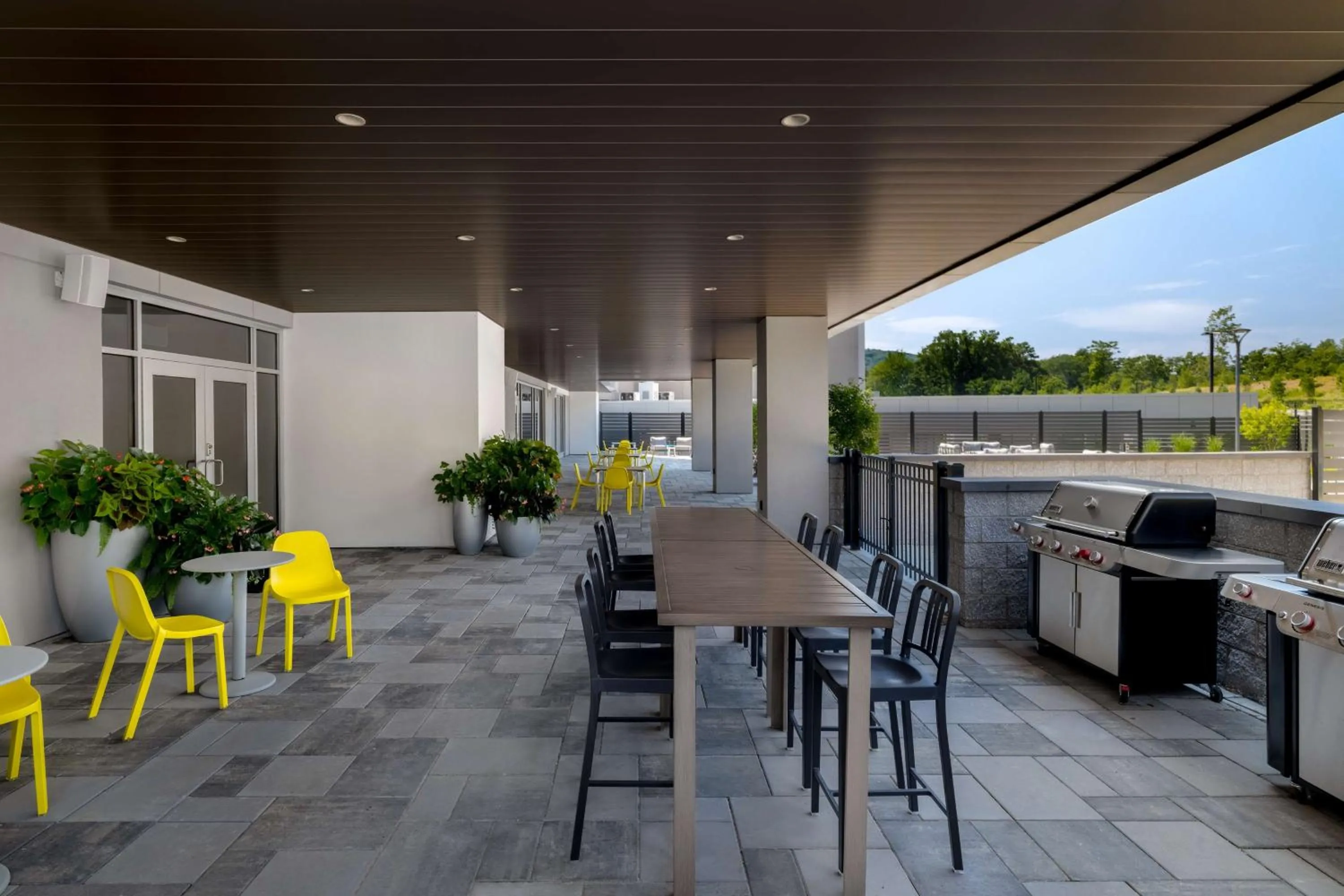 Patio in Home2 Suites By Hilton Bristol