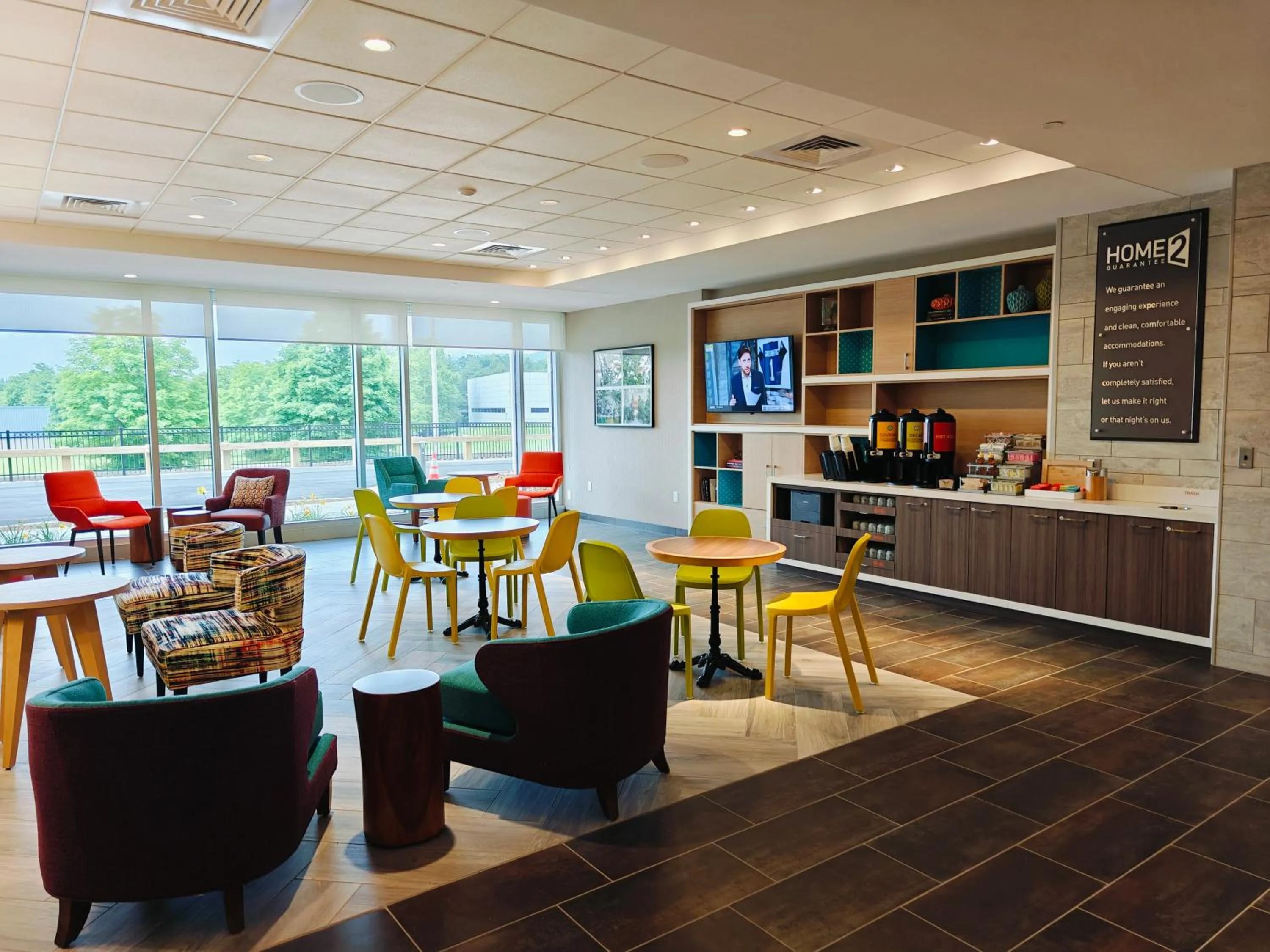 Seating area in Home2 Suites By Hilton Bristol