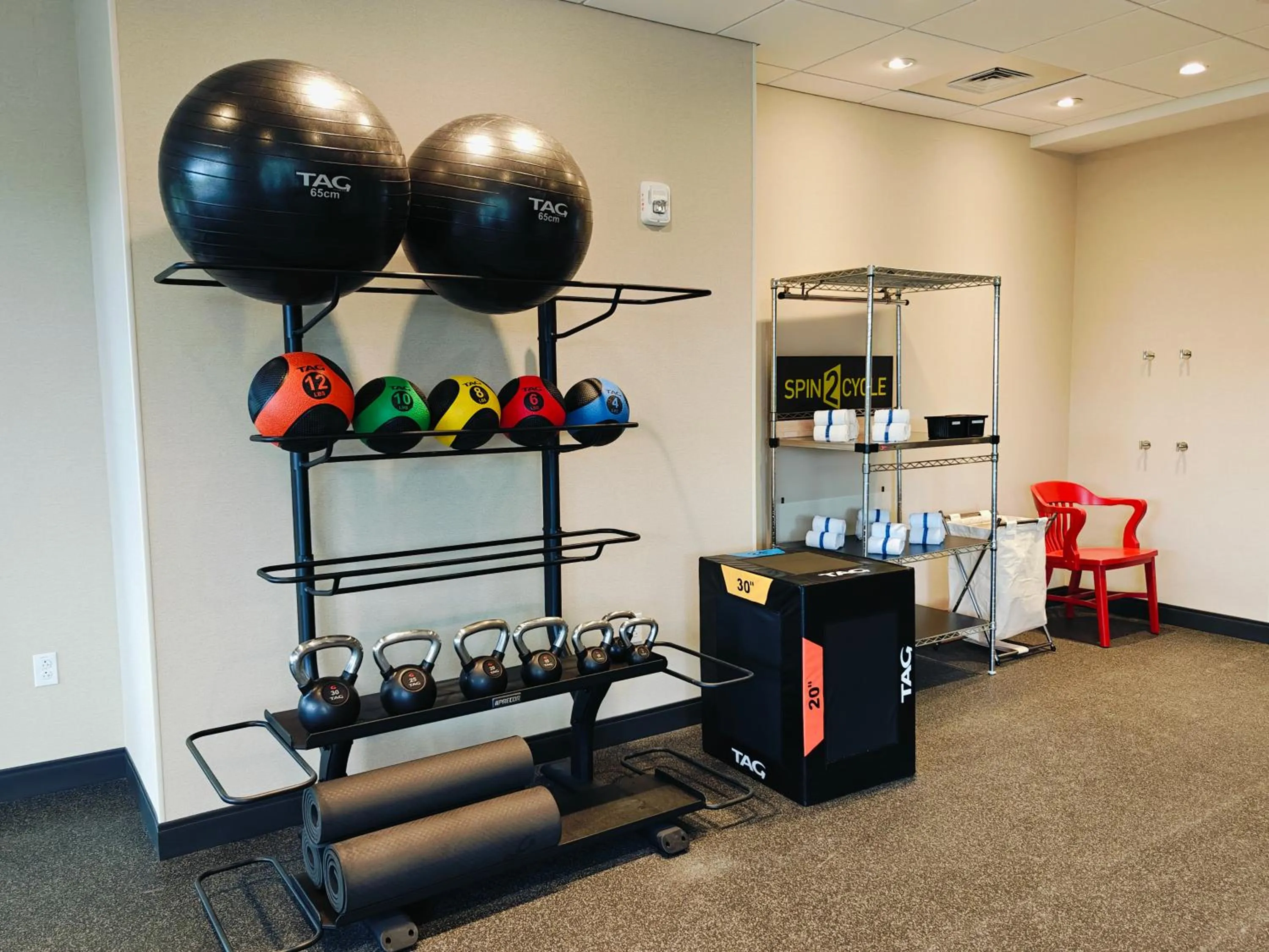 Fitness centre/facilities in Home2 Suites By Hilton Bristol