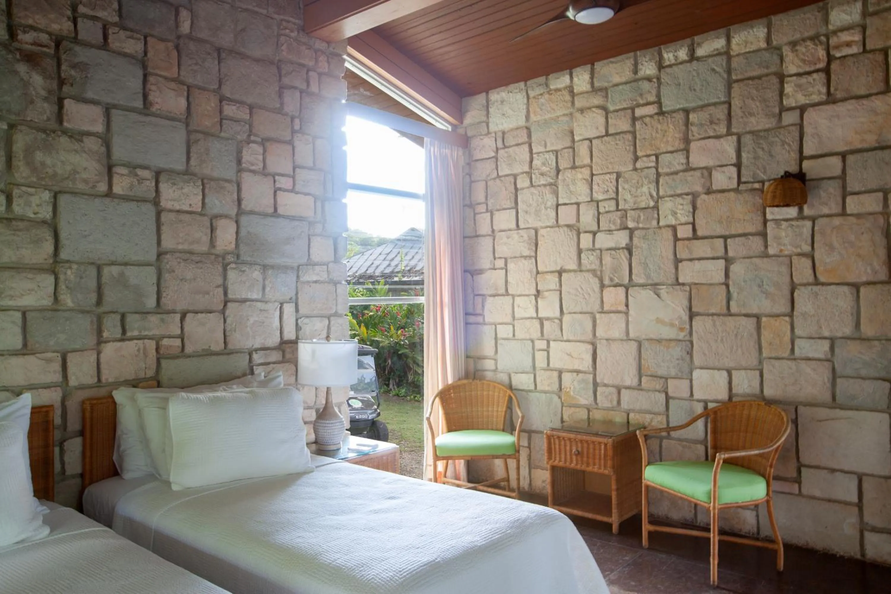 Bed in Frenchman's Cove Resort