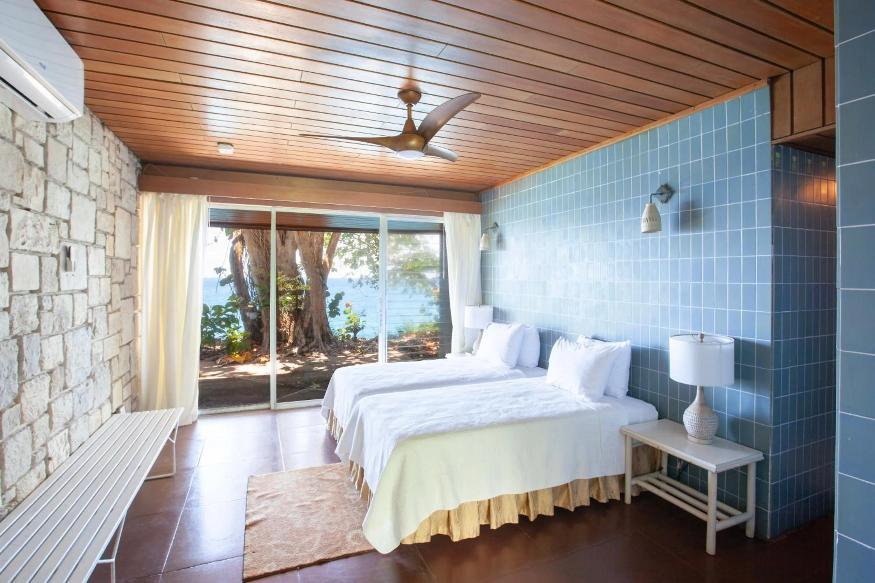 Bed in Frenchman's Cove Resort