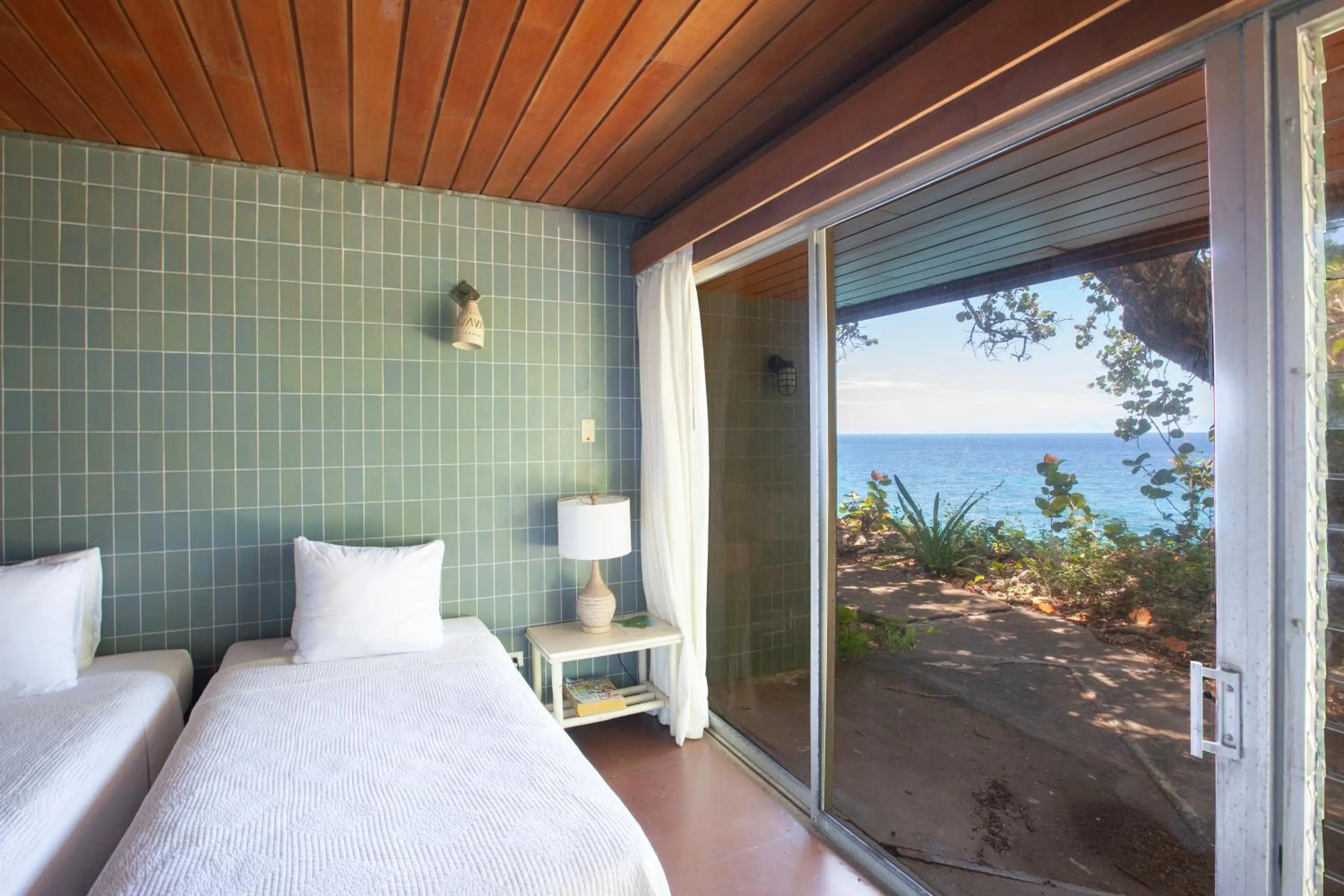 Bed in Frenchman's Cove Resort