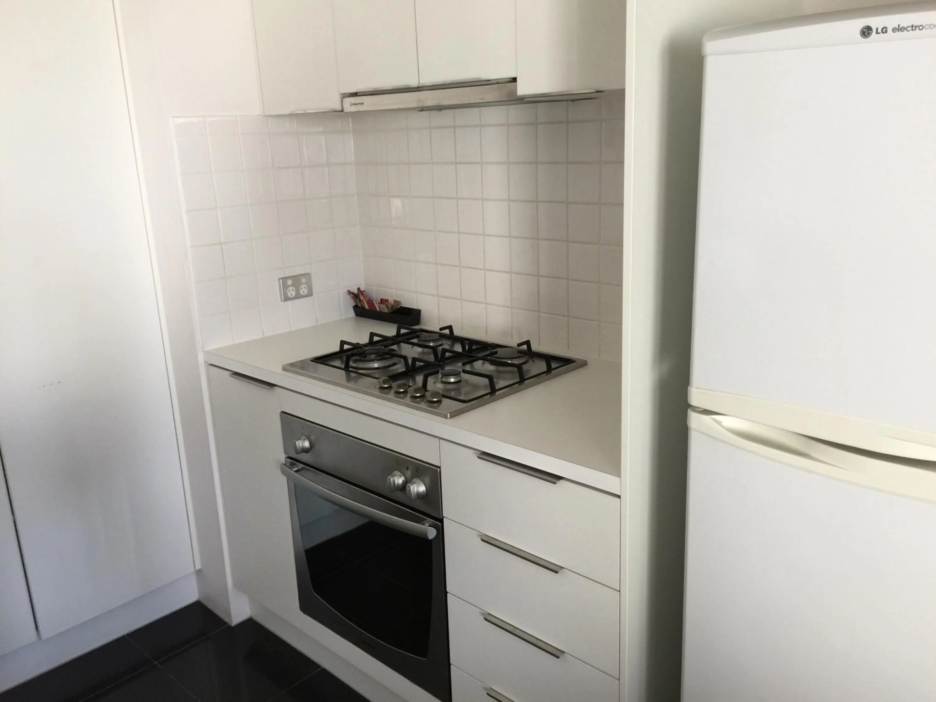 kitchen in Oxygen Apartments
