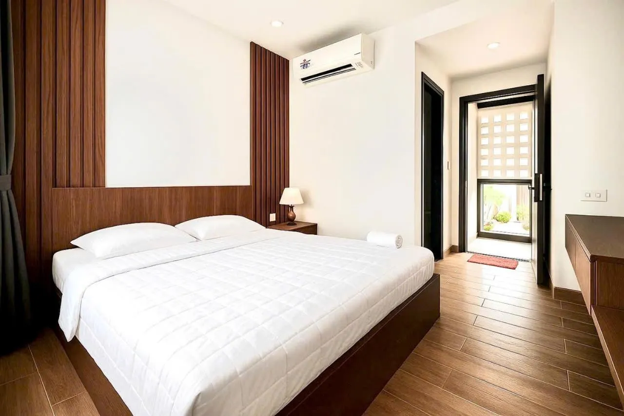 Bedroom, Bed in Nam Hội An Hotel - Near Vinpearl Nam Hội An