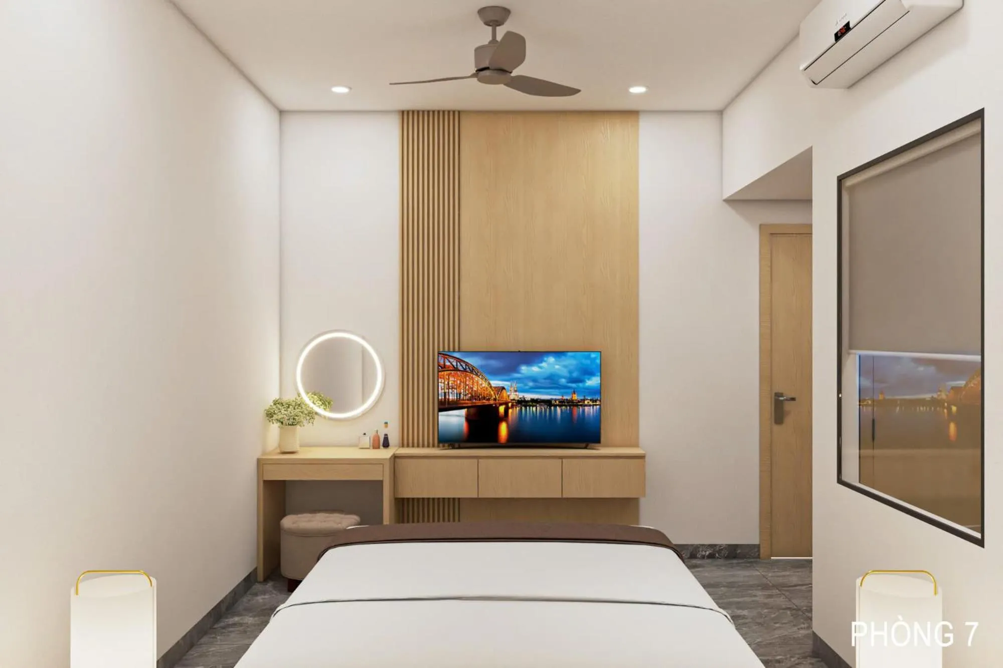 Bedroom, Bed in Nam Hội An Hotel - Near Vinpearl Nam Hội An