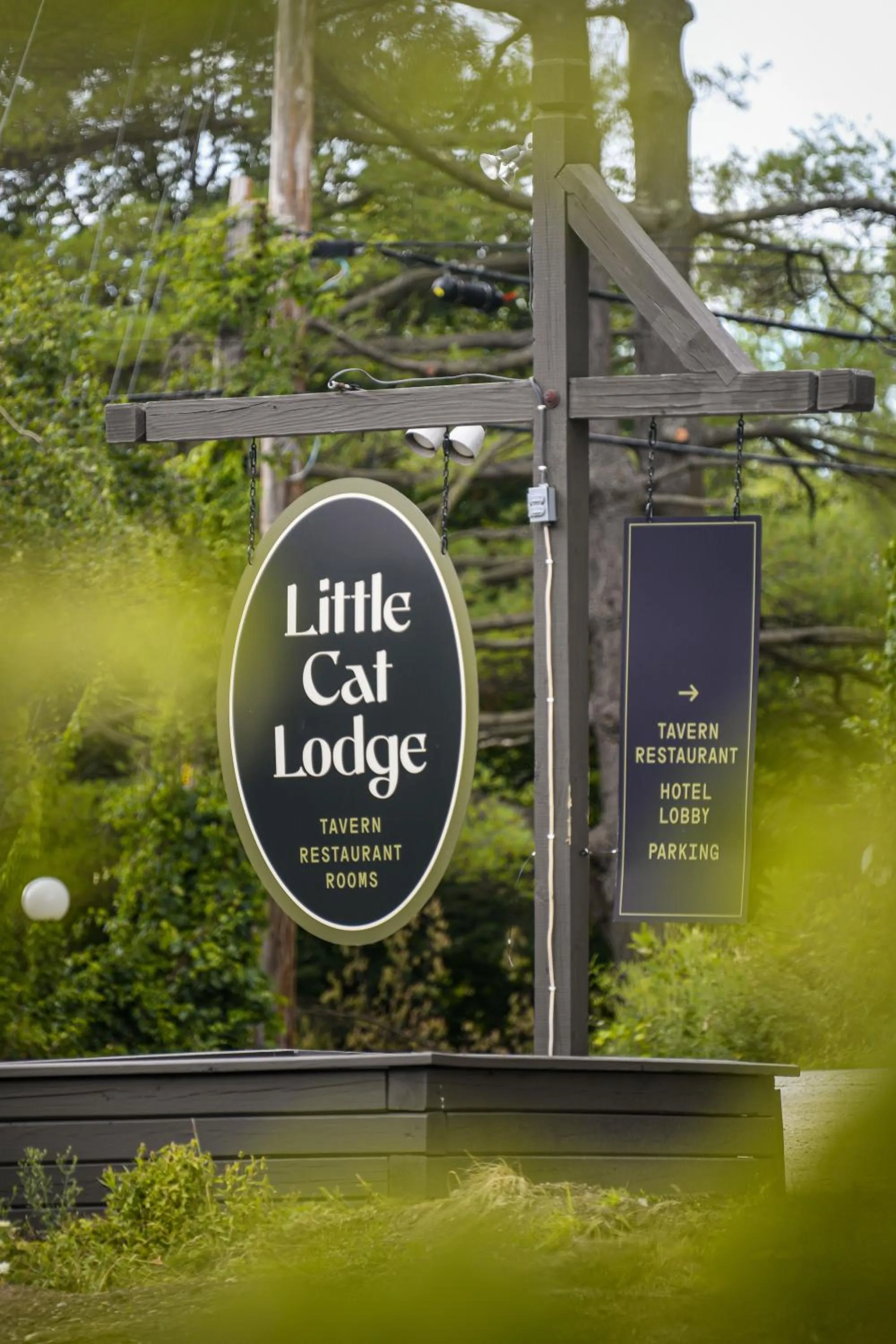 Property logo or sign in Little Cat Lodge