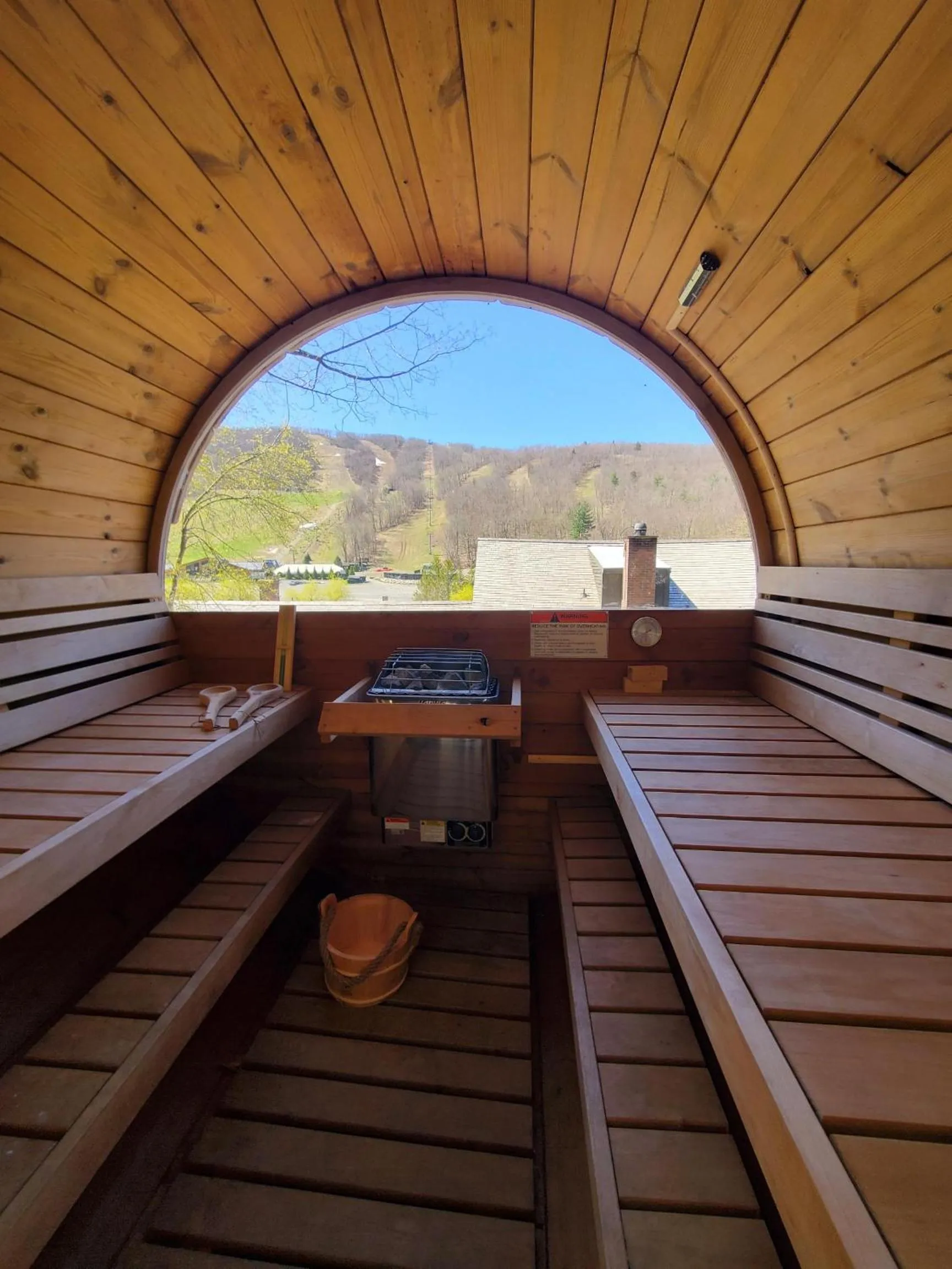 Sauna in Little Cat Lodge