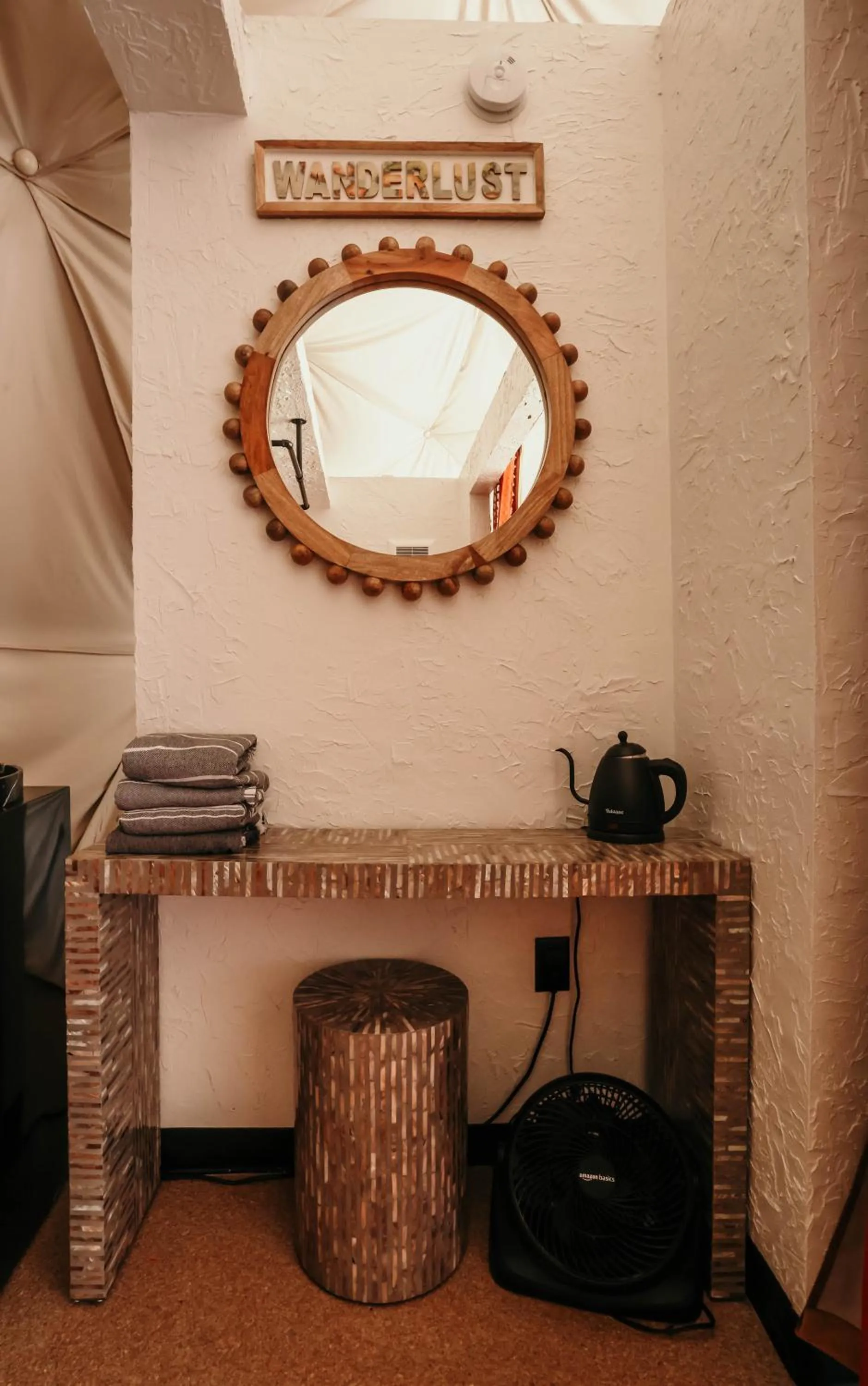 Decorative detail in DayDreamer Domes