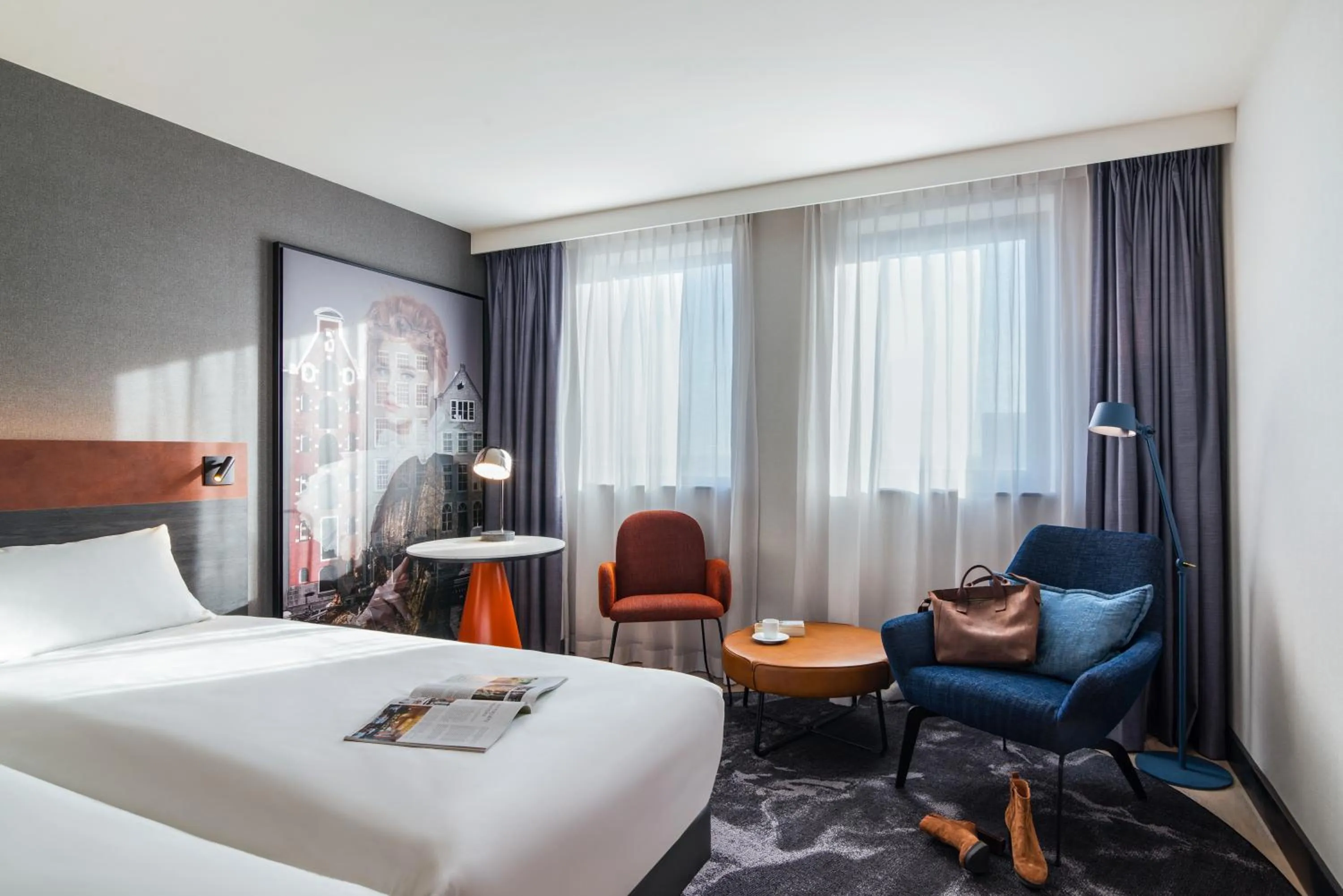 Bedroom, Bed in Mercure Amsterdam City Hotel