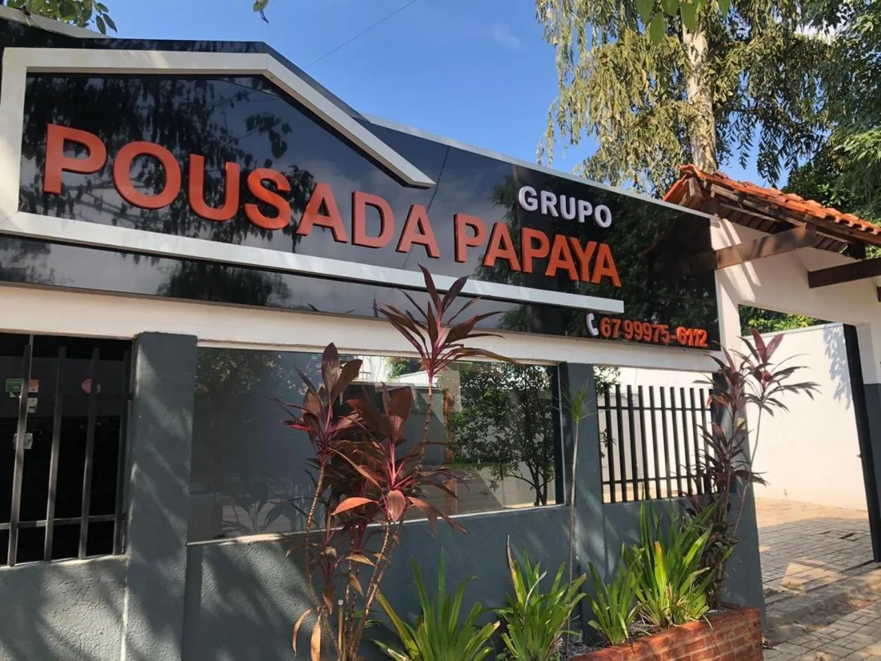 Facade/entrance in Pousada Papaya - Bonito