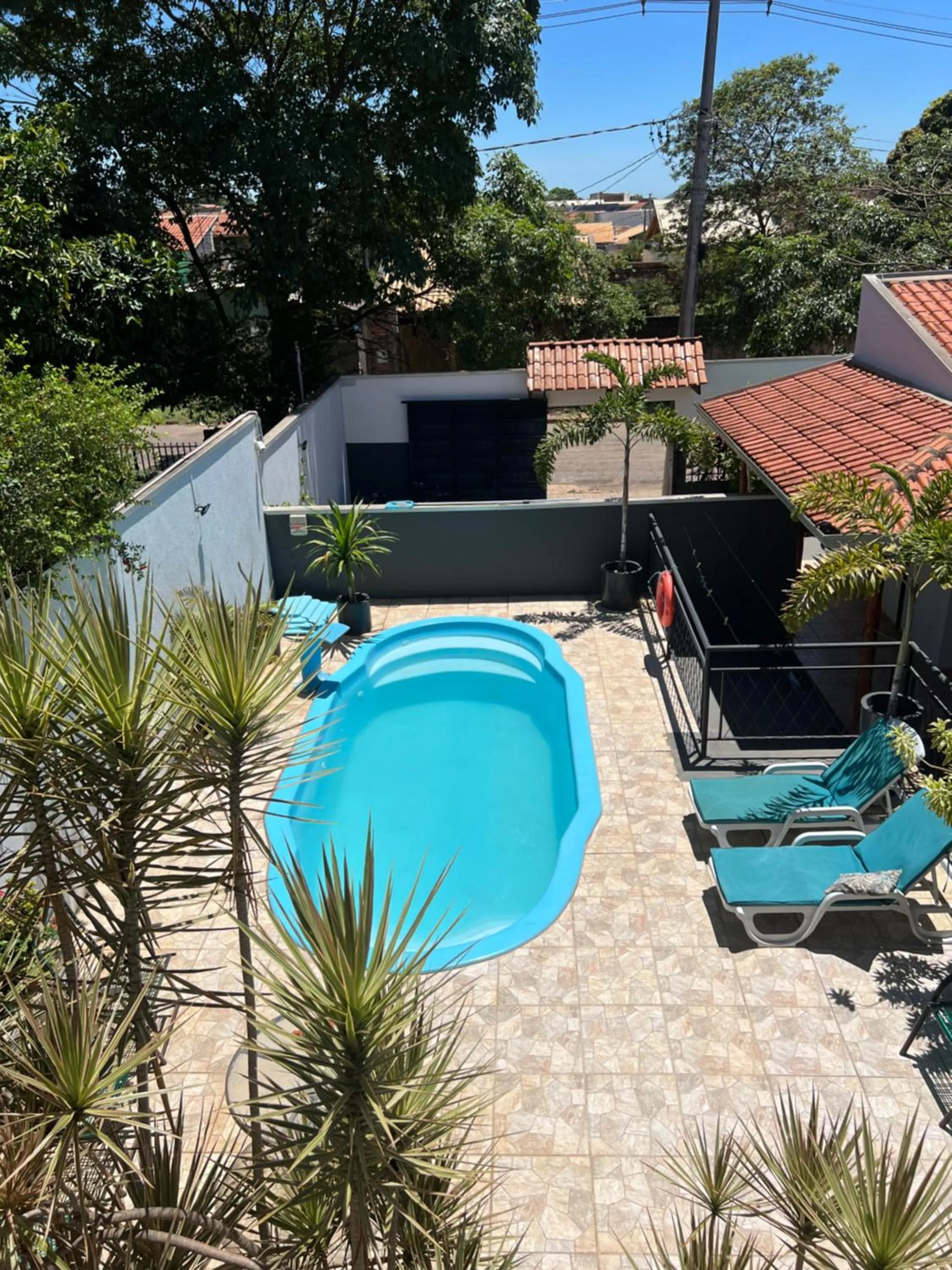 Pool view in Pousada Papaya - Bonito