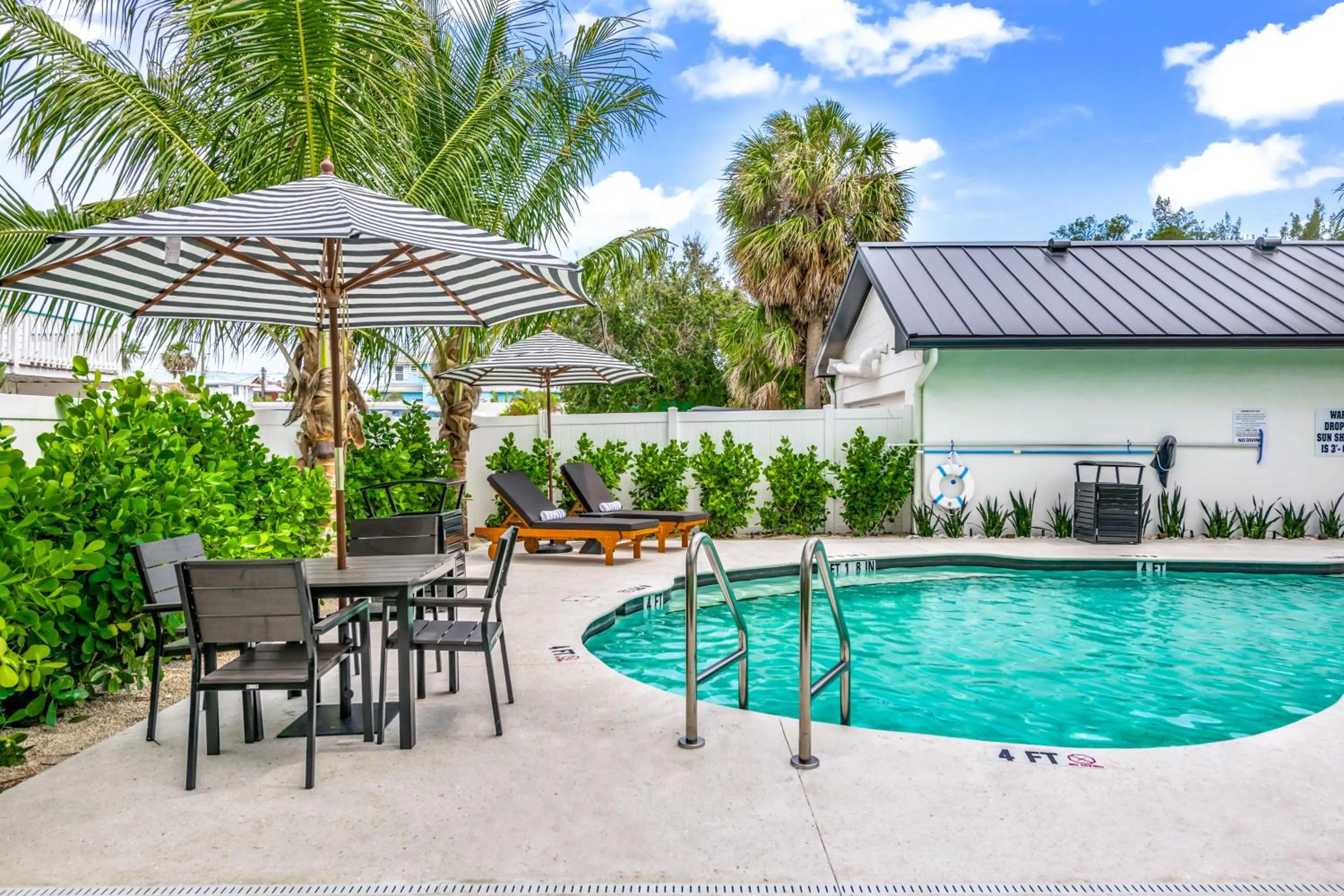 Swimming pool in The Retreat at Anna Maria Island Inn