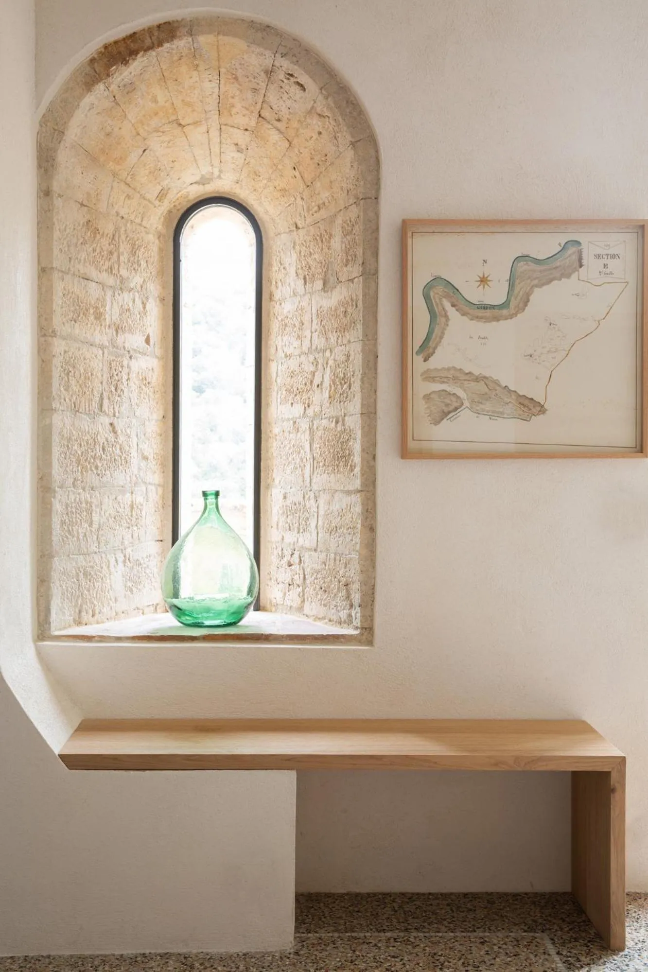 Decorative detail in Prieuré Saint-Nicolas - Les Maisons