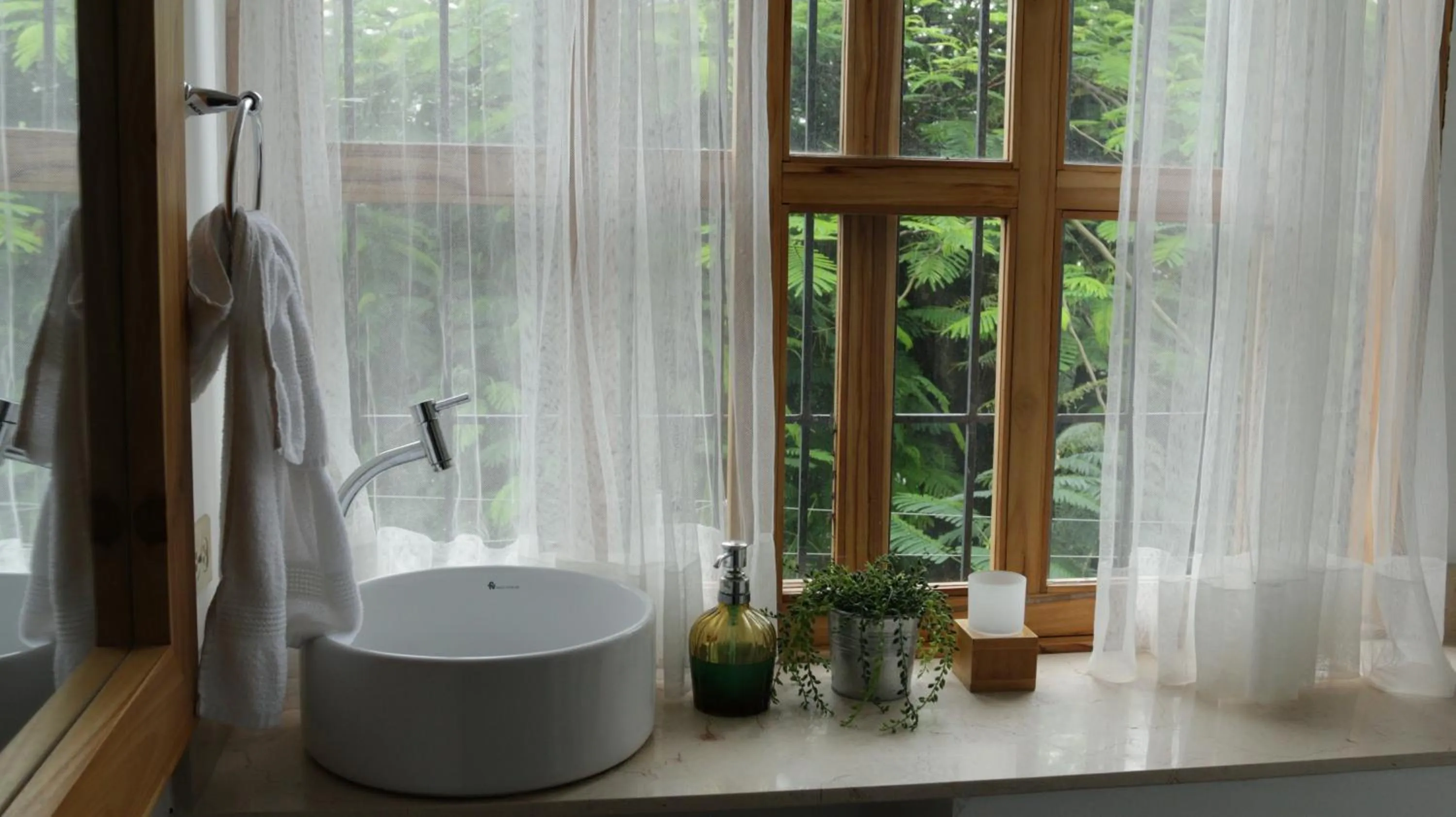 Bathroom in Iguanazu Bed & Breakfast