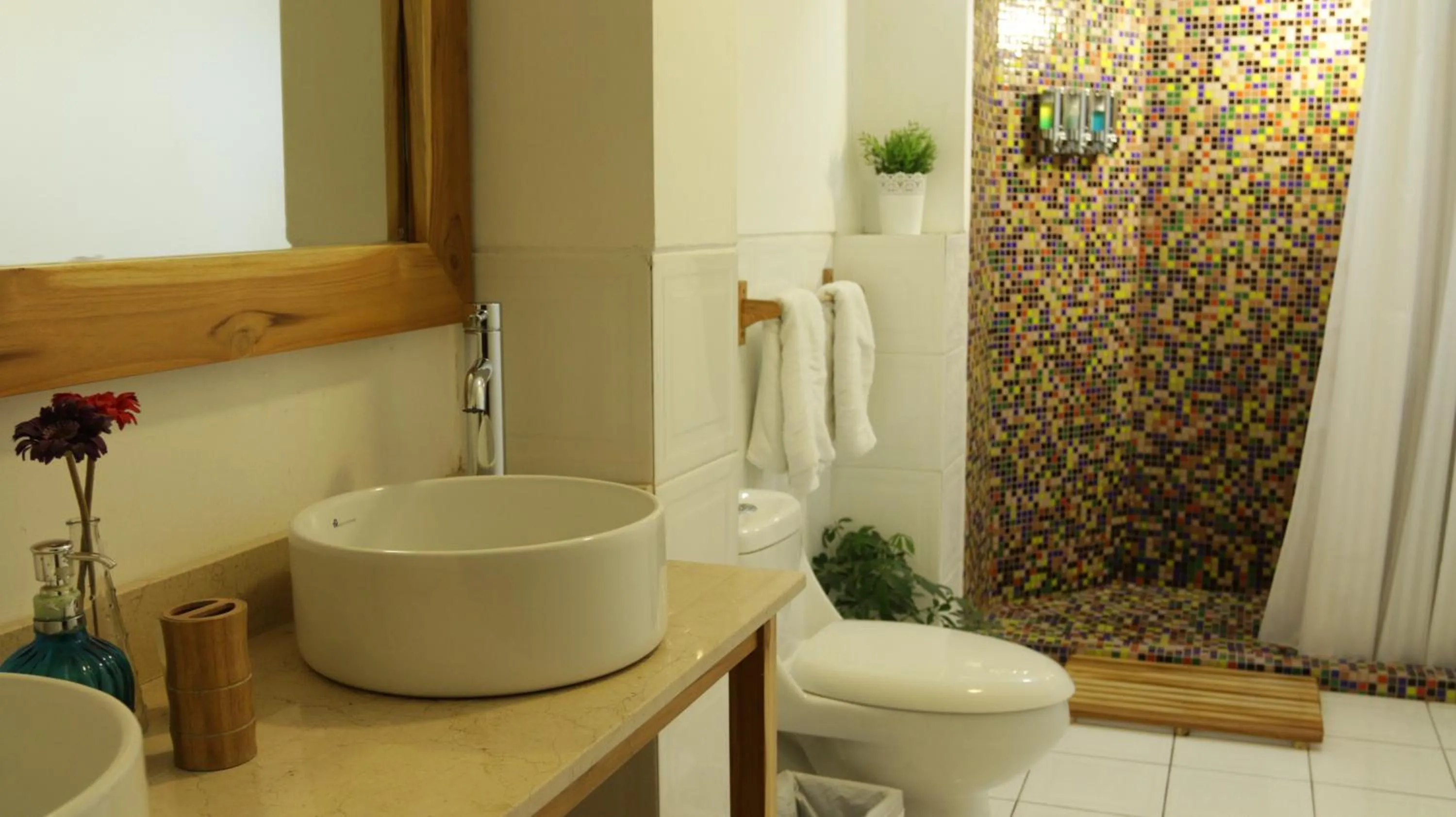 Bathroom in Iguanazu Bed & Breakfast