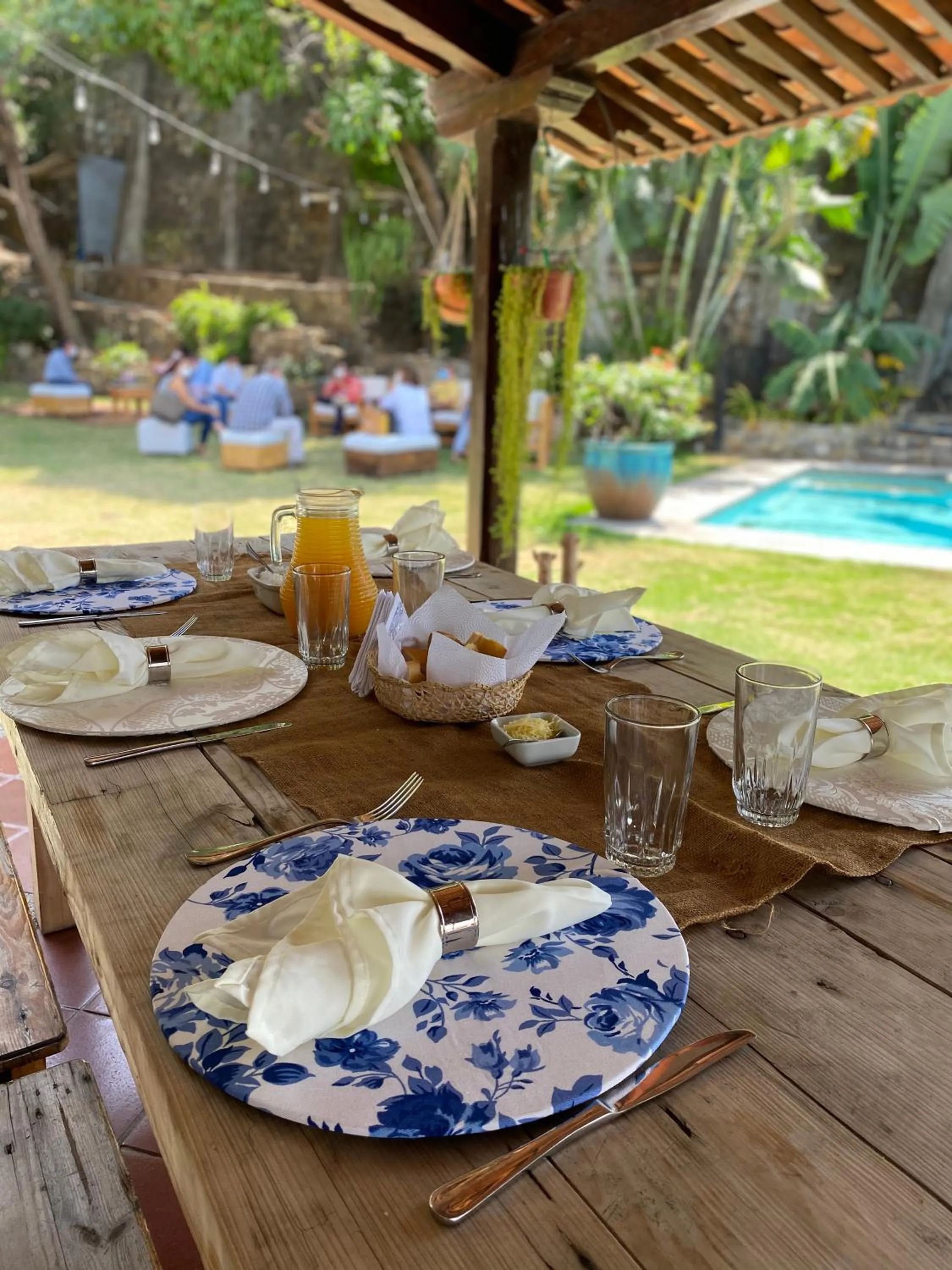 Continental breakfast in Iguanazu Bed & Breakfast